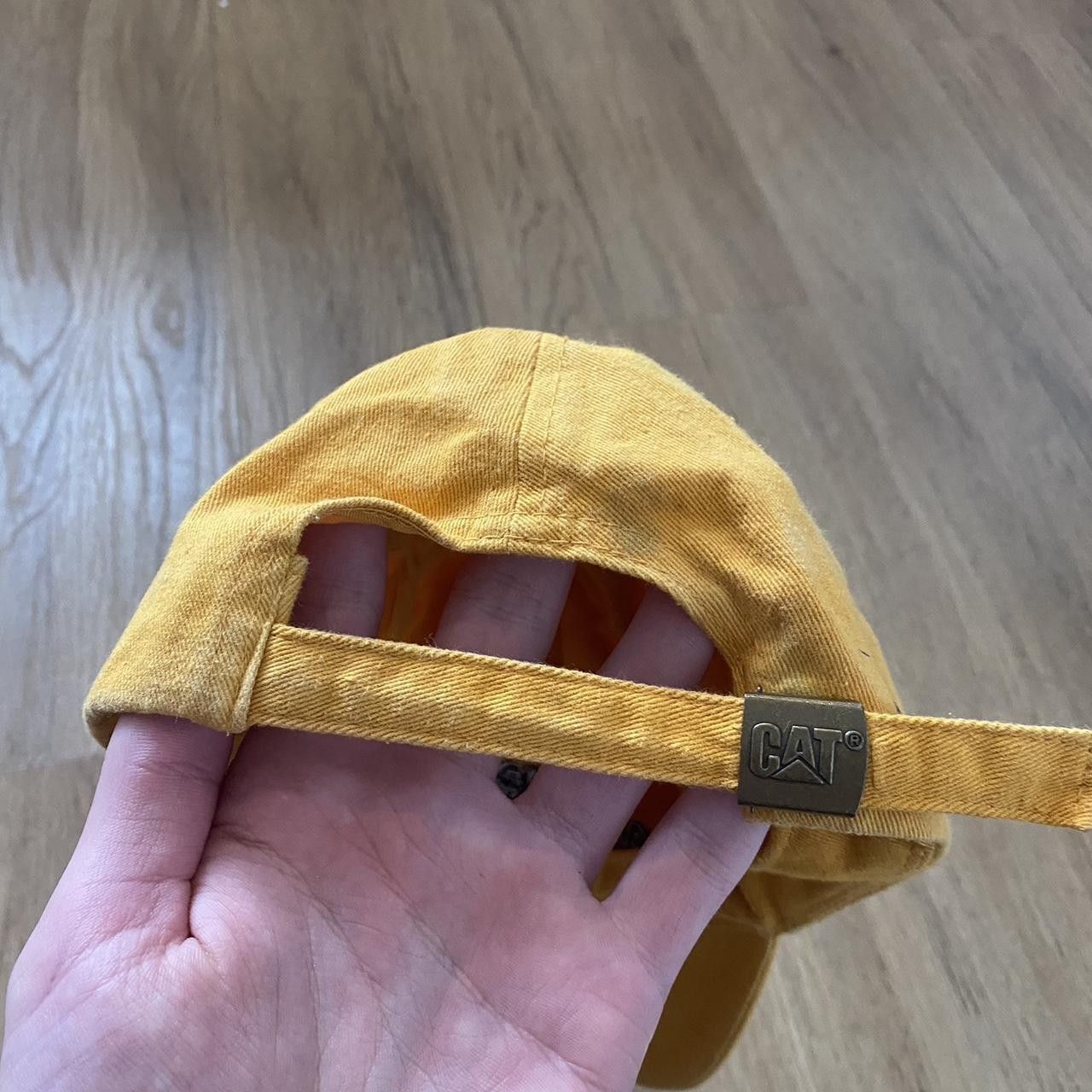Caterpillar Yellow Caterpillar adjustable cap #workwear Vintage Size ONE SIZE - 4 Thumbnail