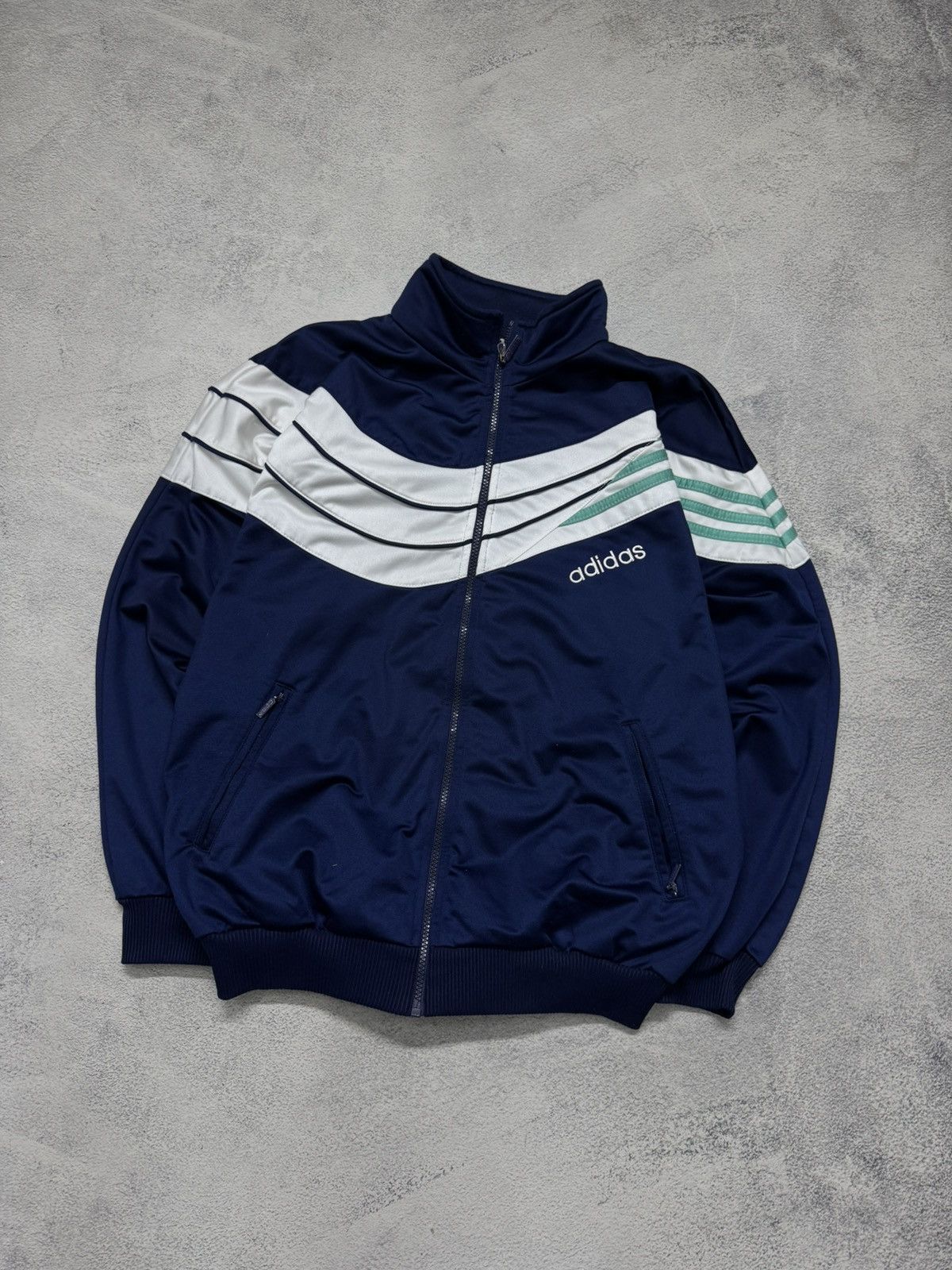 Adidas Vintage Y2k Adidas Zip Sweatshirt 00’s Size US M / EU 48-50 / 2 - 2 Thumbnail
