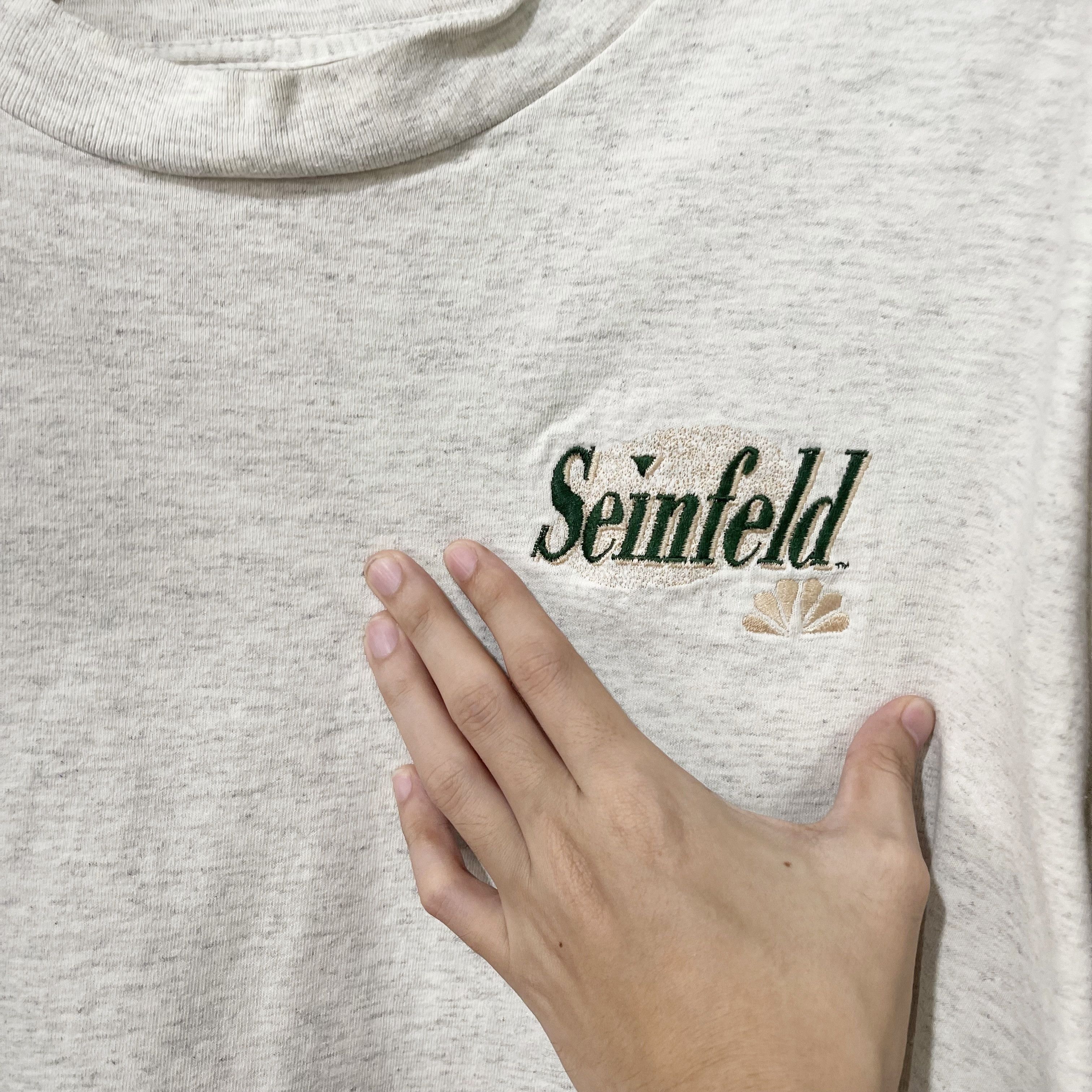 Vintage Vintage 90’s Embroidered Seinfeld Shirt Size US XL / EU 56 / 4 - 2 Thumbnail