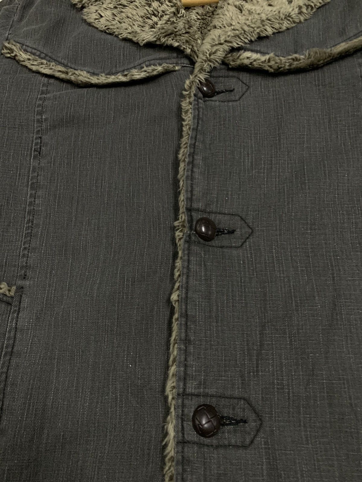 Japanese Brand Japanese Brand Roushatte Sherpa Lined Denim Style Jacket Size US M / EU 48-50 / 2 - 5 Thumbnail