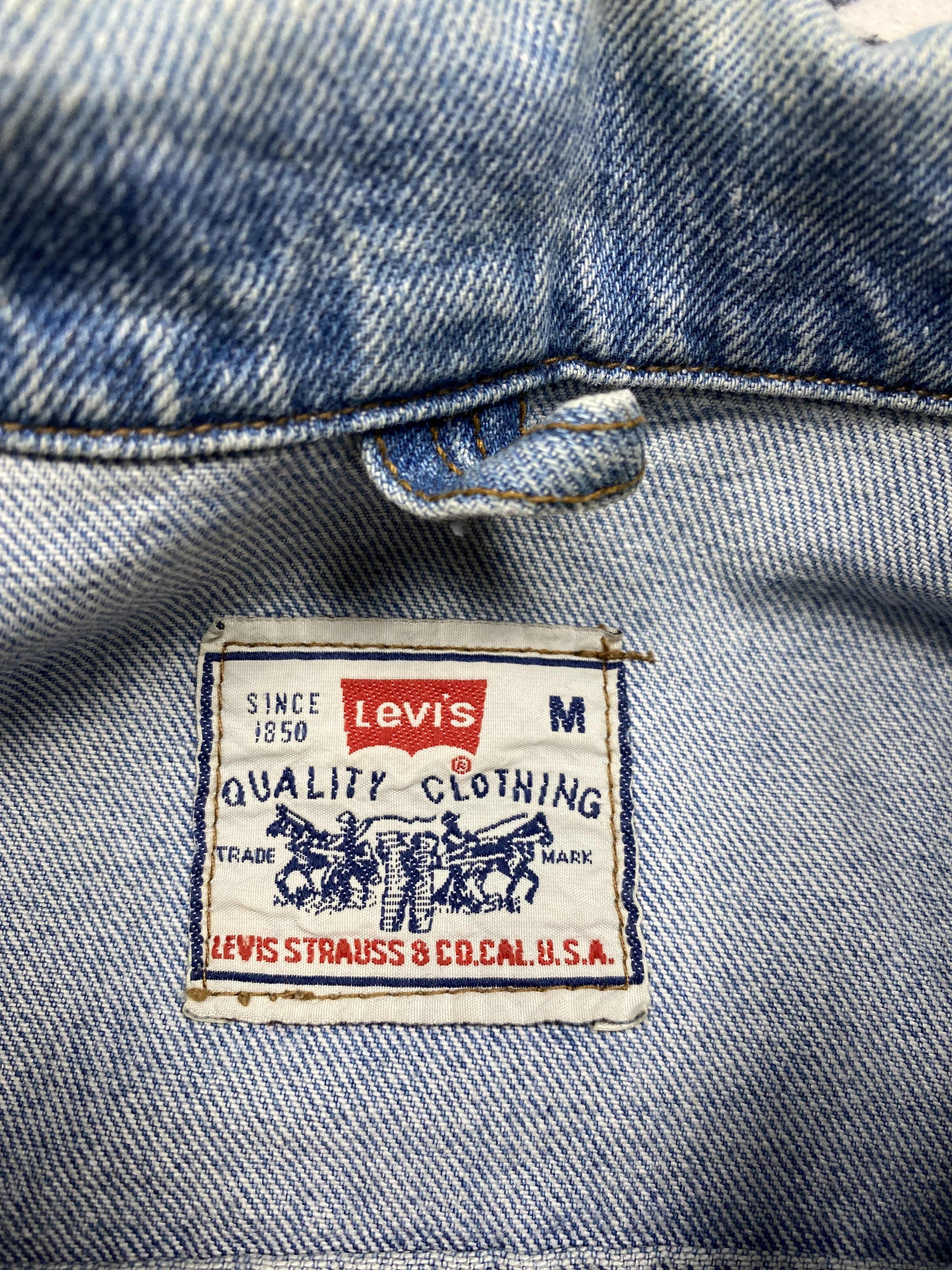 Levi's Levi's 501 90s Vintage Mens Denim Jacket Size US M / EU 48-50 / 2 - 5 Thumbnail