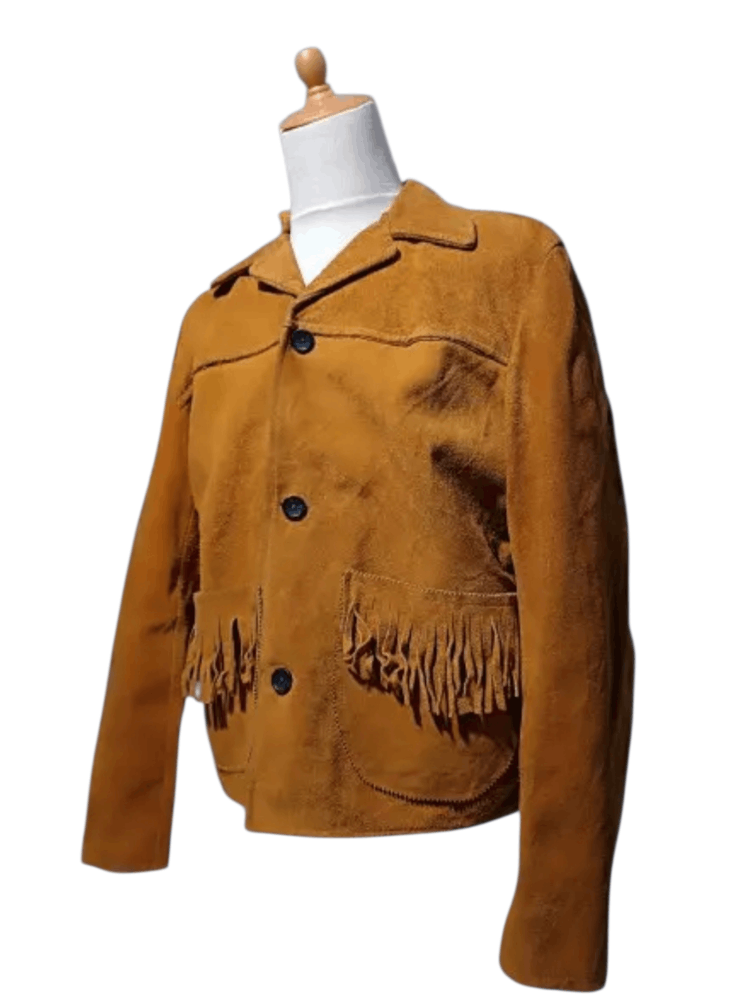 Vintage Vintage Fringe Western Suede Jacket Size US L / EU 52-54 / 3 - 2 Thumbnail