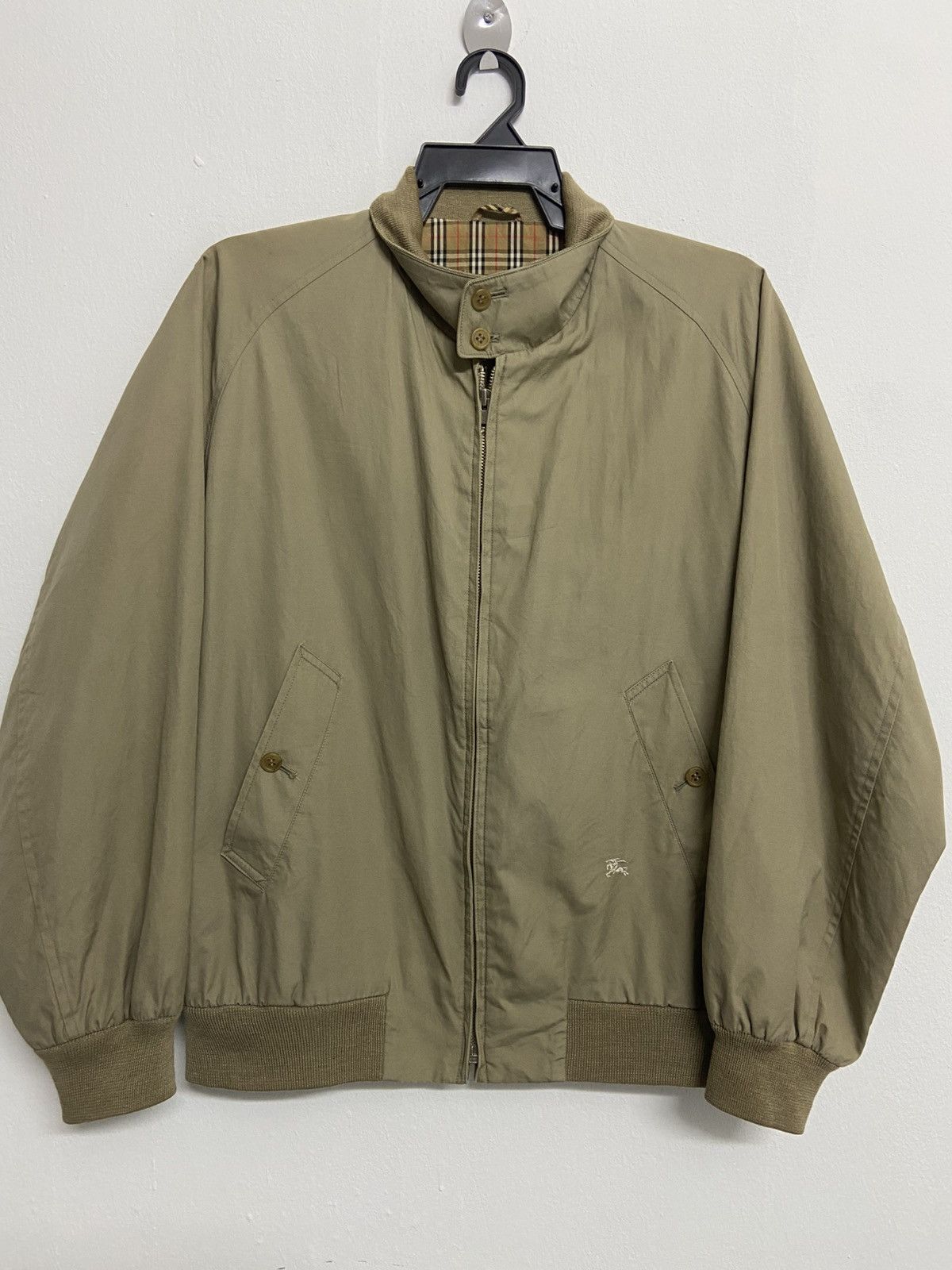 Burberry Burberrys Embroidery Logo Lined Bomber jacket Size US M / EU 48-50 / 2 - 6 Thumbnail