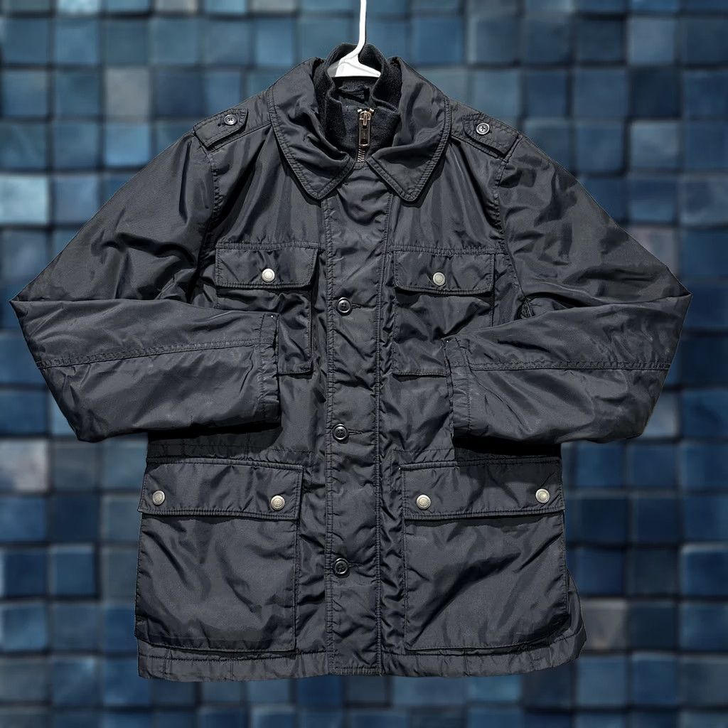 Gap GAP Jacket Mens Medium Blue Field Utility Chore Collared Lined Nylon Military Size US M / EU 48-50 / 2 - 1 Thumbnail