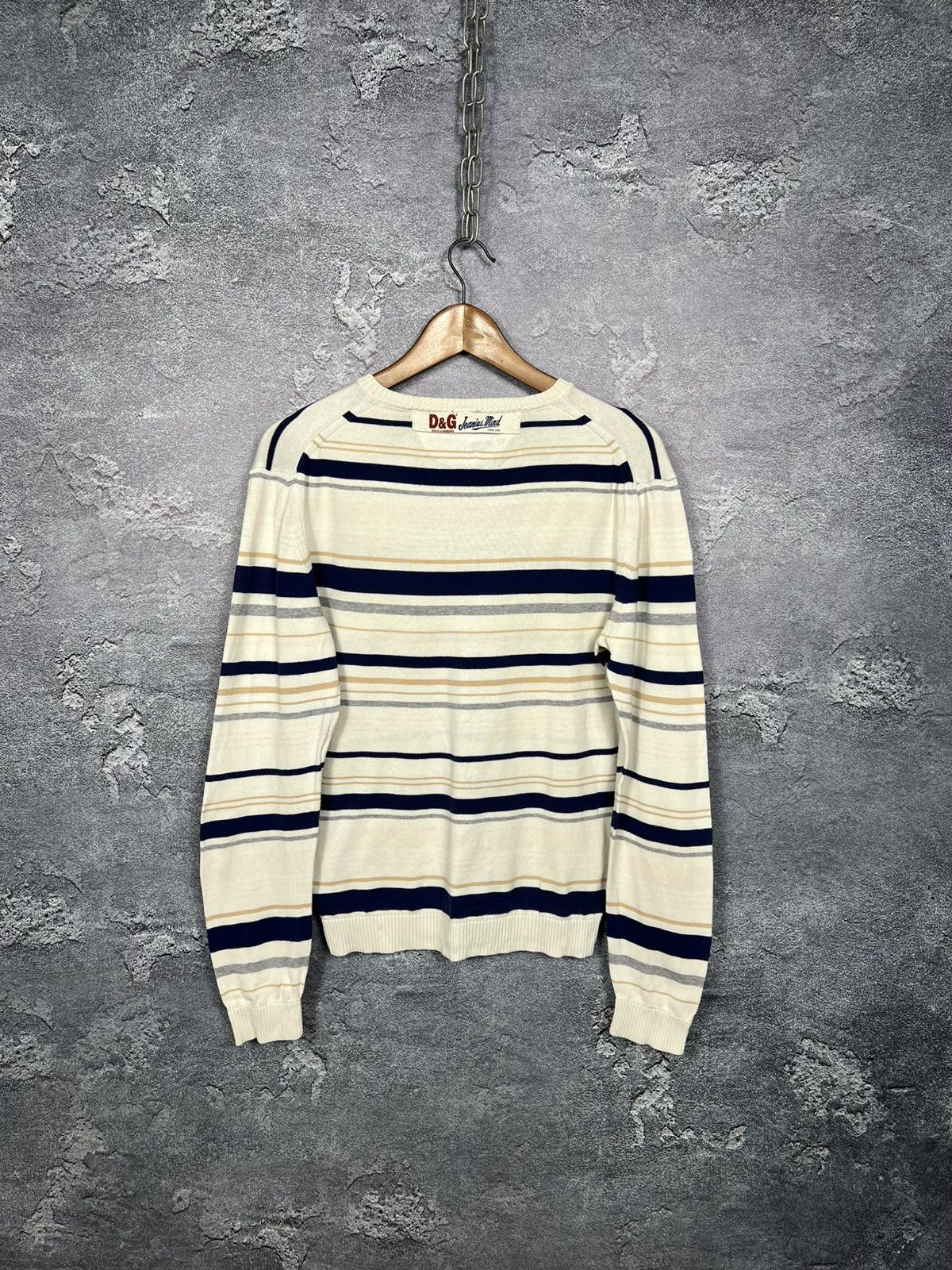 Dolce & Gabbana Vintage Dolce Gabbana V Check Jumper Sweater Size US M / EU 48-50 / 2 - 13 Thumbnail
