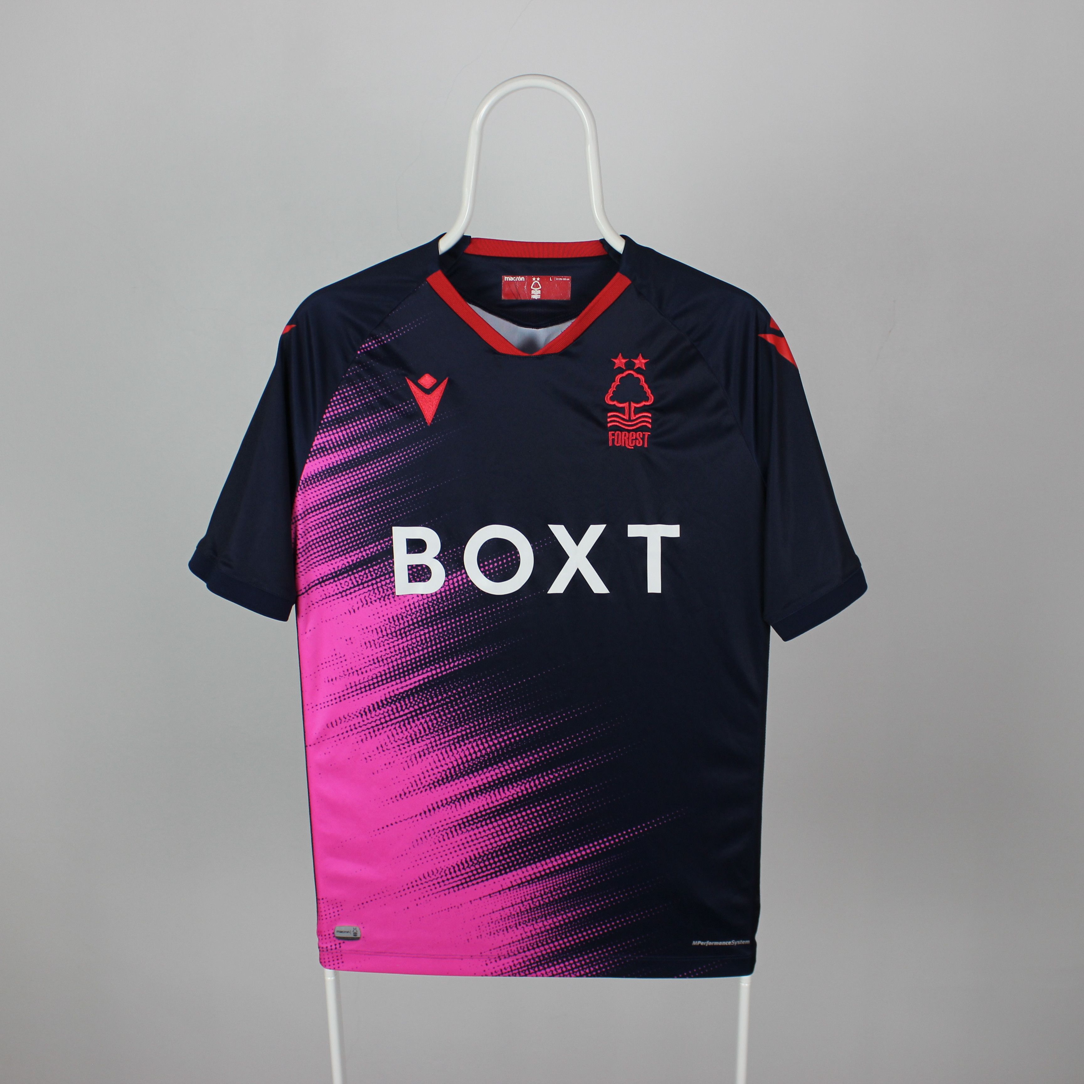 Macron Nottingham Forest Away Football Shirt 2021/22 L Macron Size US L / EU 52-54 / 3 - 3 Thumbnail