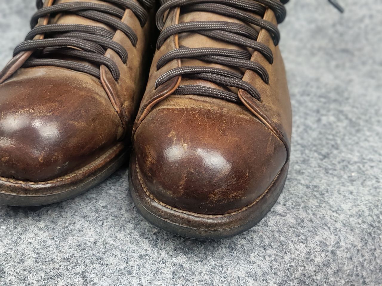 Other Lemargo handmade leather shoes lace Combat Boots Carol MA+ Size US 10 / IT 40 - 18 Thumbnail