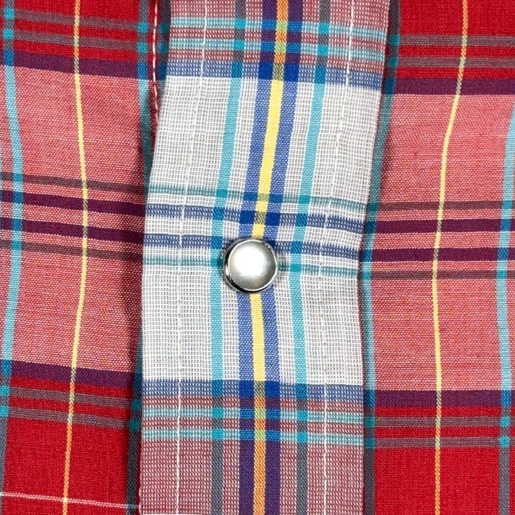 Vintage VINTAGE Open Range Western Shirt XL Adult Red Plaid Pearl Snap 90s Shirt Mens Size US XL / EU 56 / 4 - 4 Thumbnail