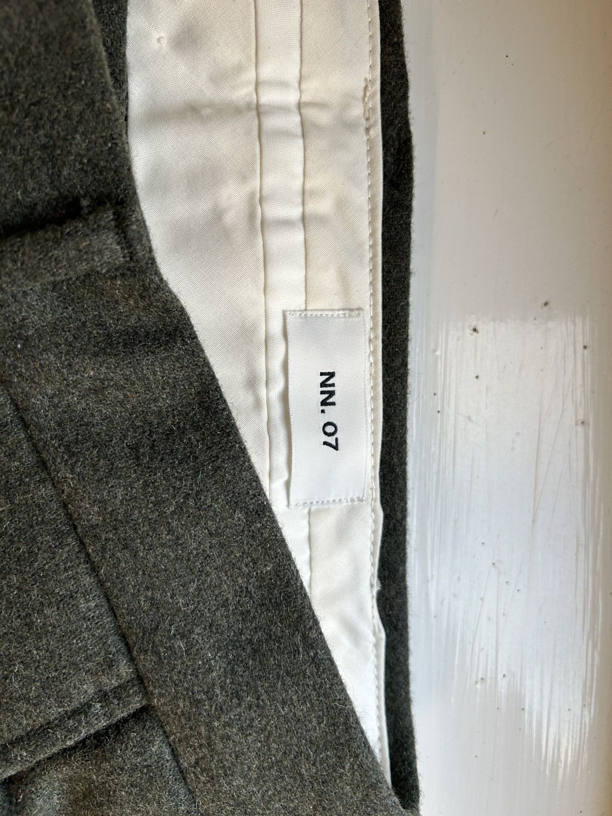 NN07 × Vintage Nn07 Pleated Wool Trousers Size US 32 / EU 48 - 1 Thumbnail