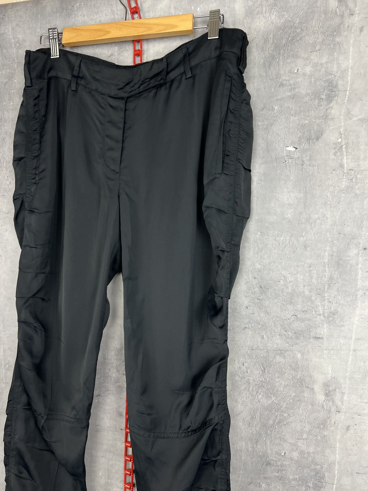 Prada Prada Milano Black Tab Viscose Women’s Pants Sz 42 Size 28" / US 6 / IT 42 - 7 Thumbnail