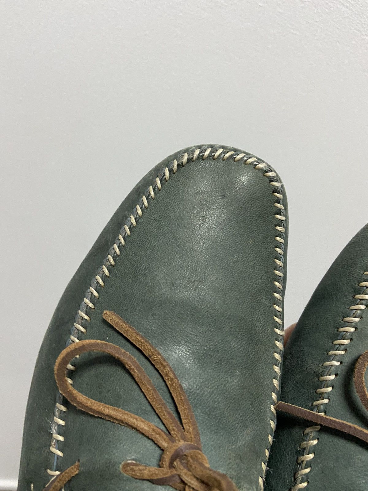 Prada × Vintage Prada Vintage Brown Shoes Sandals Moccasins Luxury Size US 12 / EU 45 - 14 Thumbnail