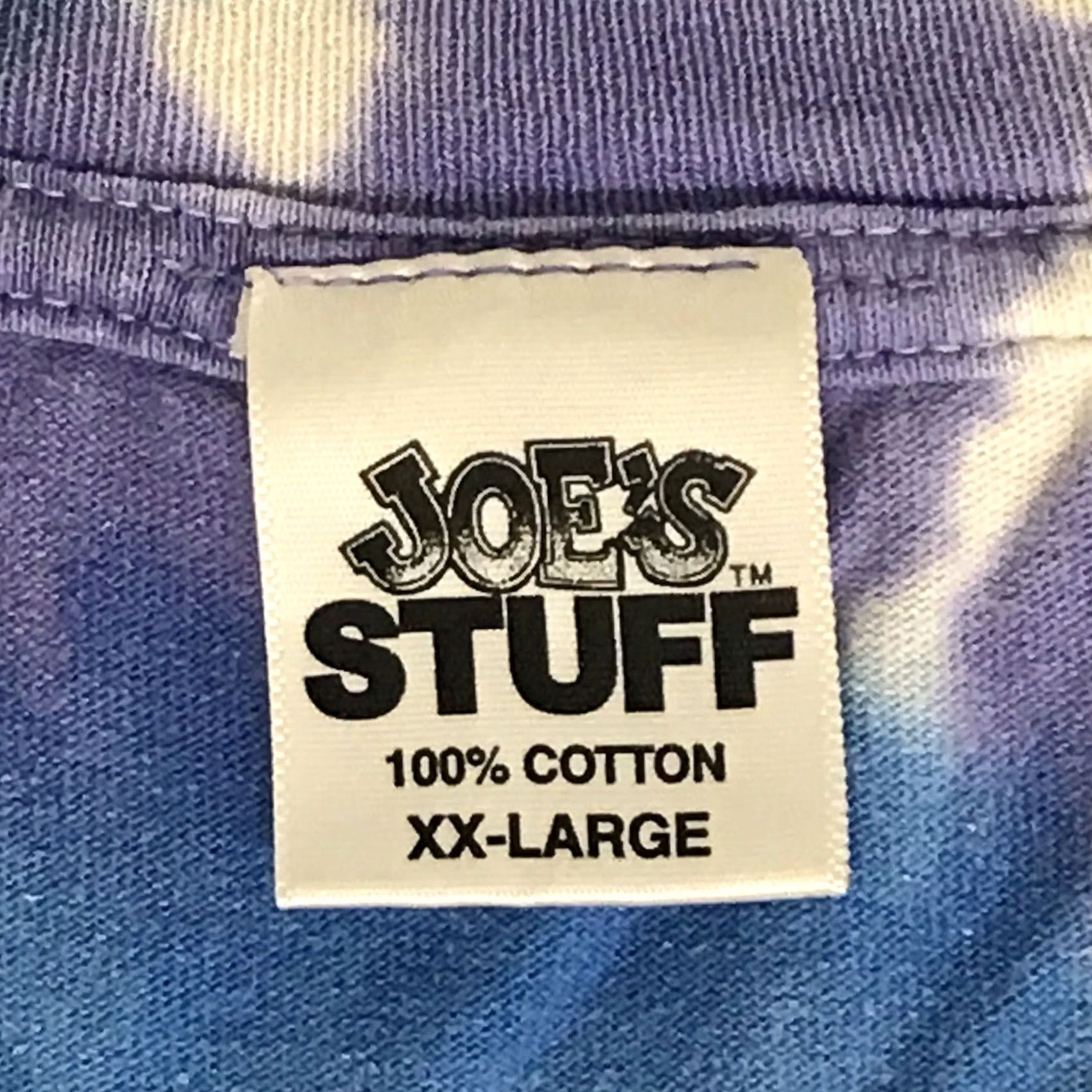 Vintage VINTAGE Joe’S Stuff Shirt 2XL VTG Men Women Blue Crab Shack Embroidered Tie Dye Size XXL / US 16-18 / IT 52-54 - 3 Thumbnail