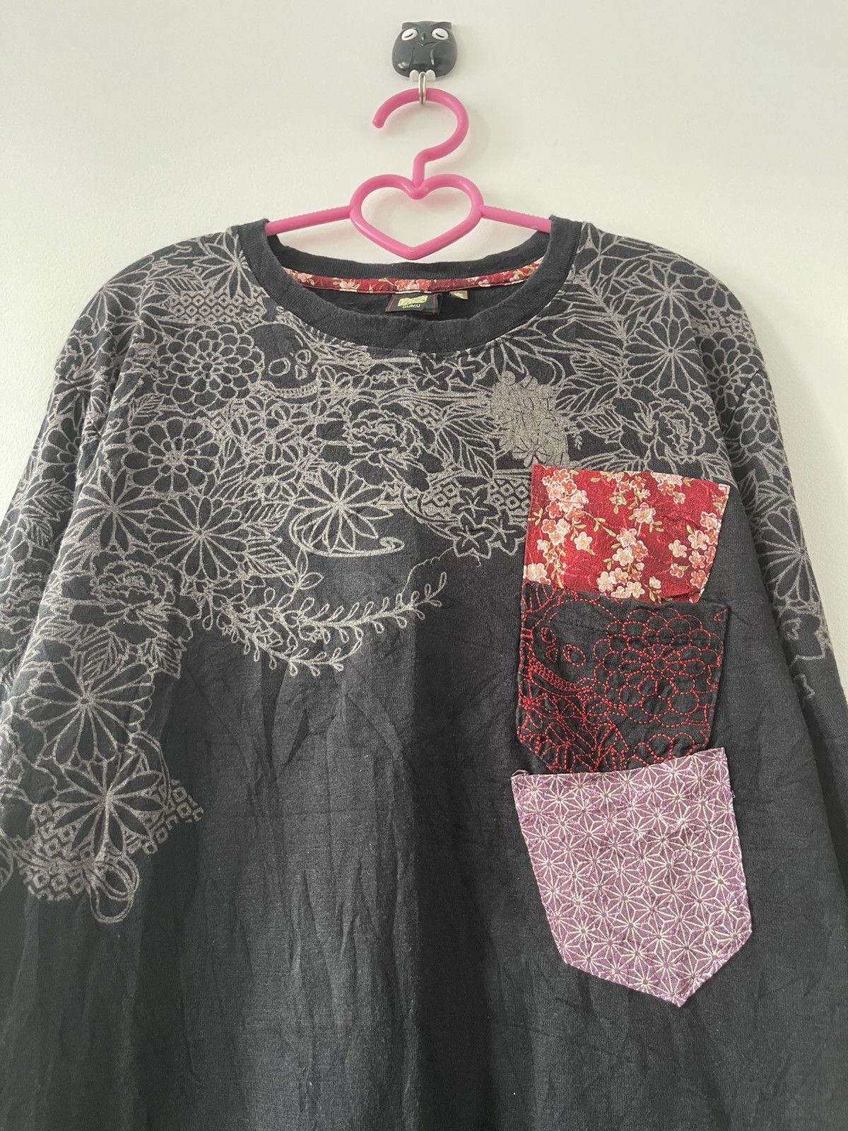 Japanese Brand Rare Vintage Sukajan Embroidered Multi Pockets Skull Design Size US M / EU 48-50 / 2 - 2 Thumbnail