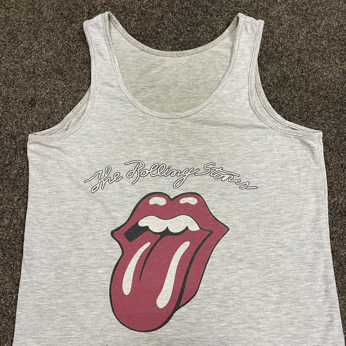 Vintage Vintage 90s Rolling Stones Graphic Band Tee Tank Top Faded S Size US S / EU 44-46 / 1 - 4 Thumbnail