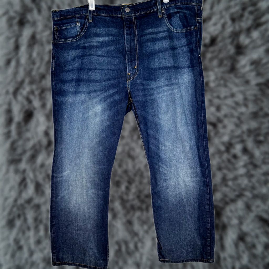Levi's Levi’s 569 Jeans Mens 42x30 Blue Denim Loose Fit Mid-Rise Straight Leg Size US 42 / EU 58 - 1 Thumbnail