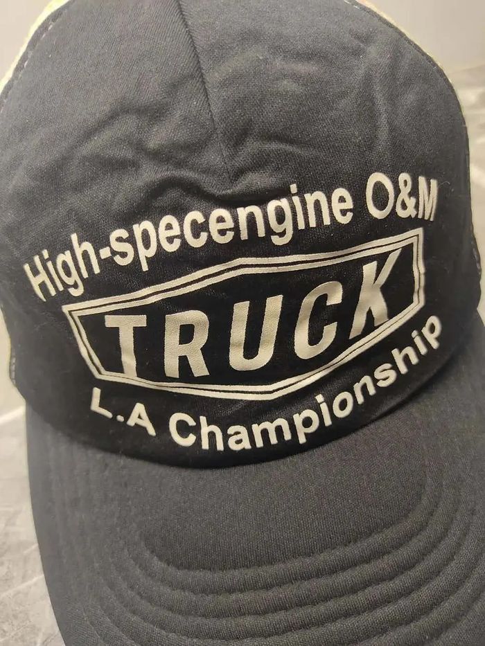 Vintage Vintage Truck LA Championship Trucker Hat Cap Size ONE SIZE - 3 Thumbnail