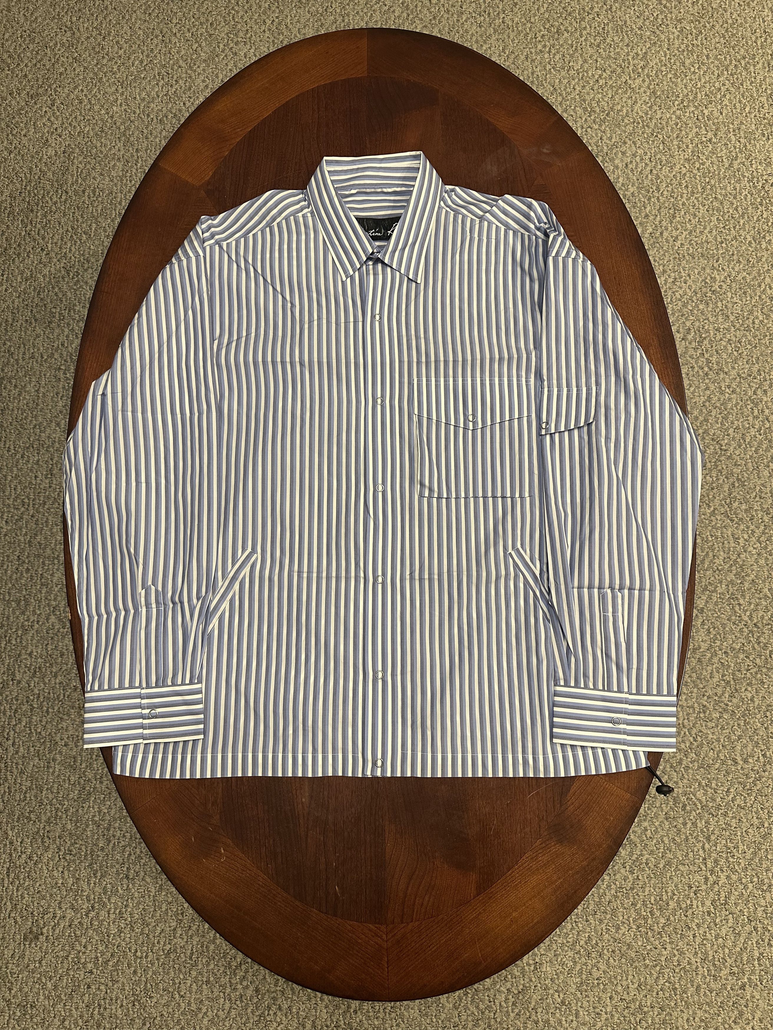 Martine Rose Striped Shock Cord Shirt Size US M / EU 48-50 / 2 - 3 Thumbnail