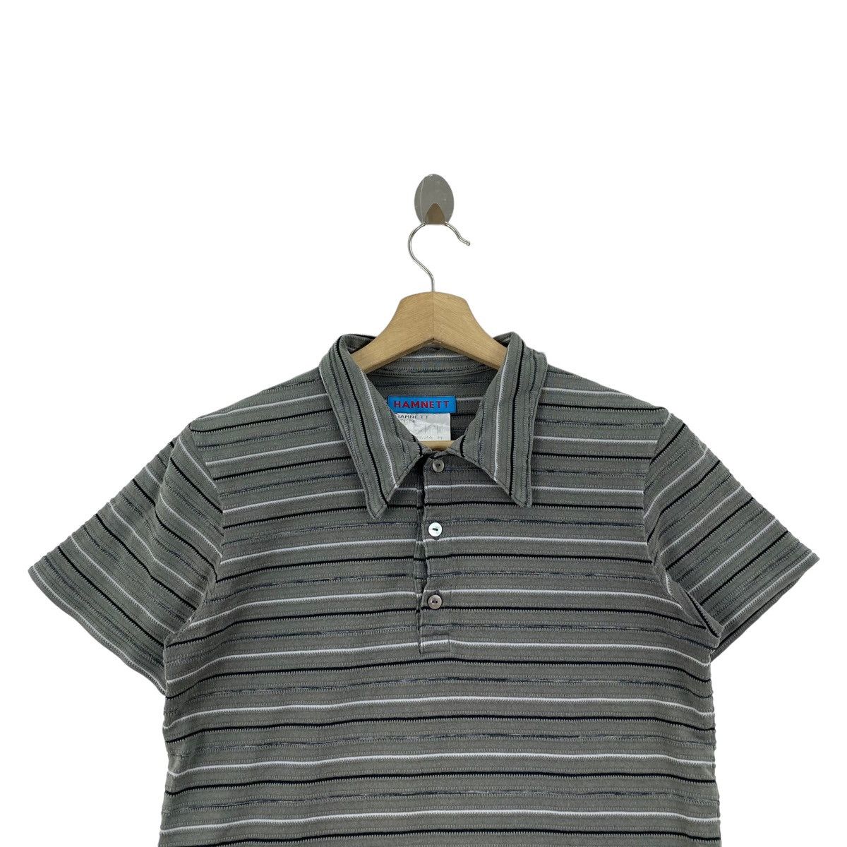 Vintage Vintage KATHARINE HAMNETT Stripes Button Up Collar Shirt Size US M / EU 48-50 / 2 - 2 Thumbnail