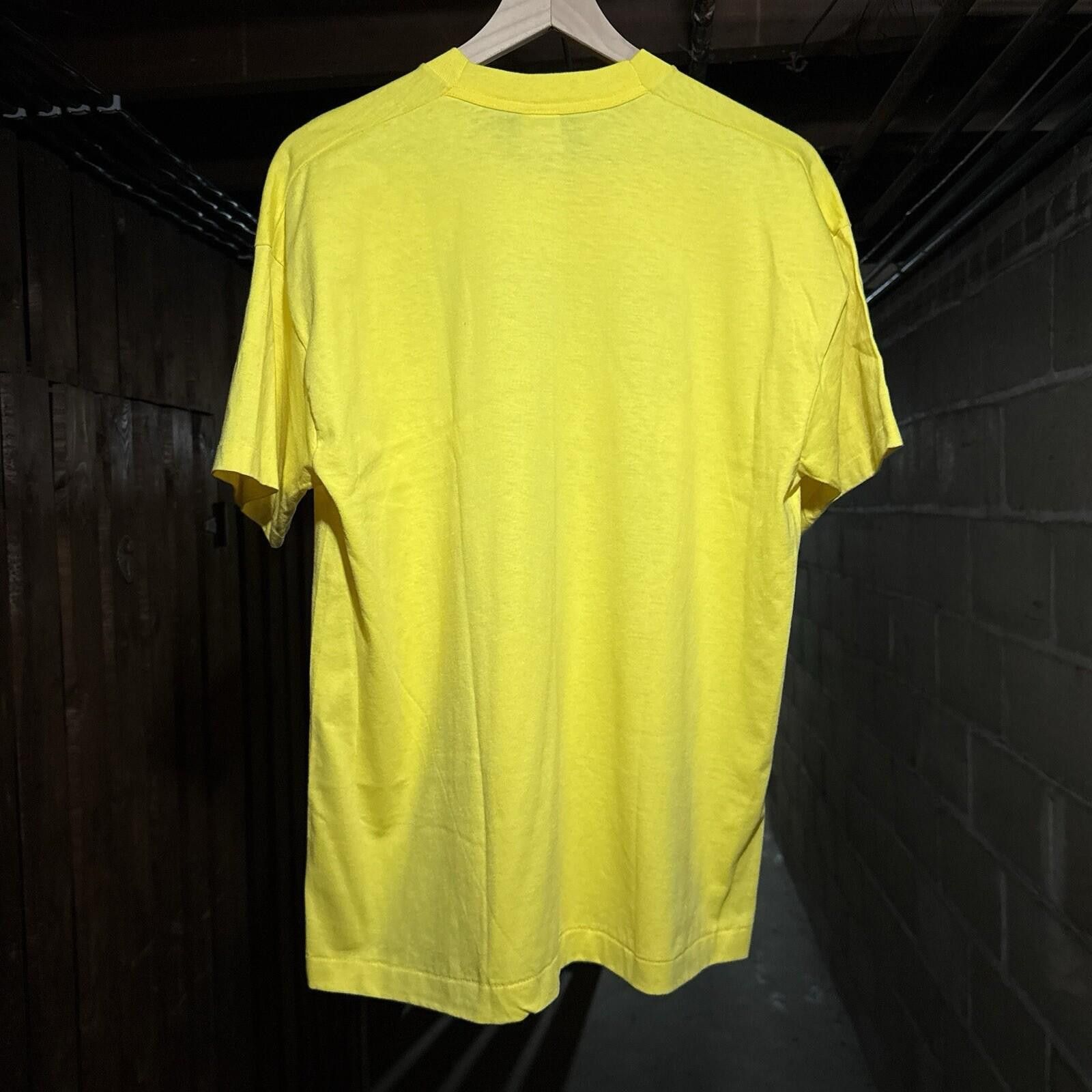 Fruit Of The Loom Vintage 80s San Diego Chargers Charger T-Shirt XL Yellow Size US XL / EU 56 / 4 - 2 Thumbnail