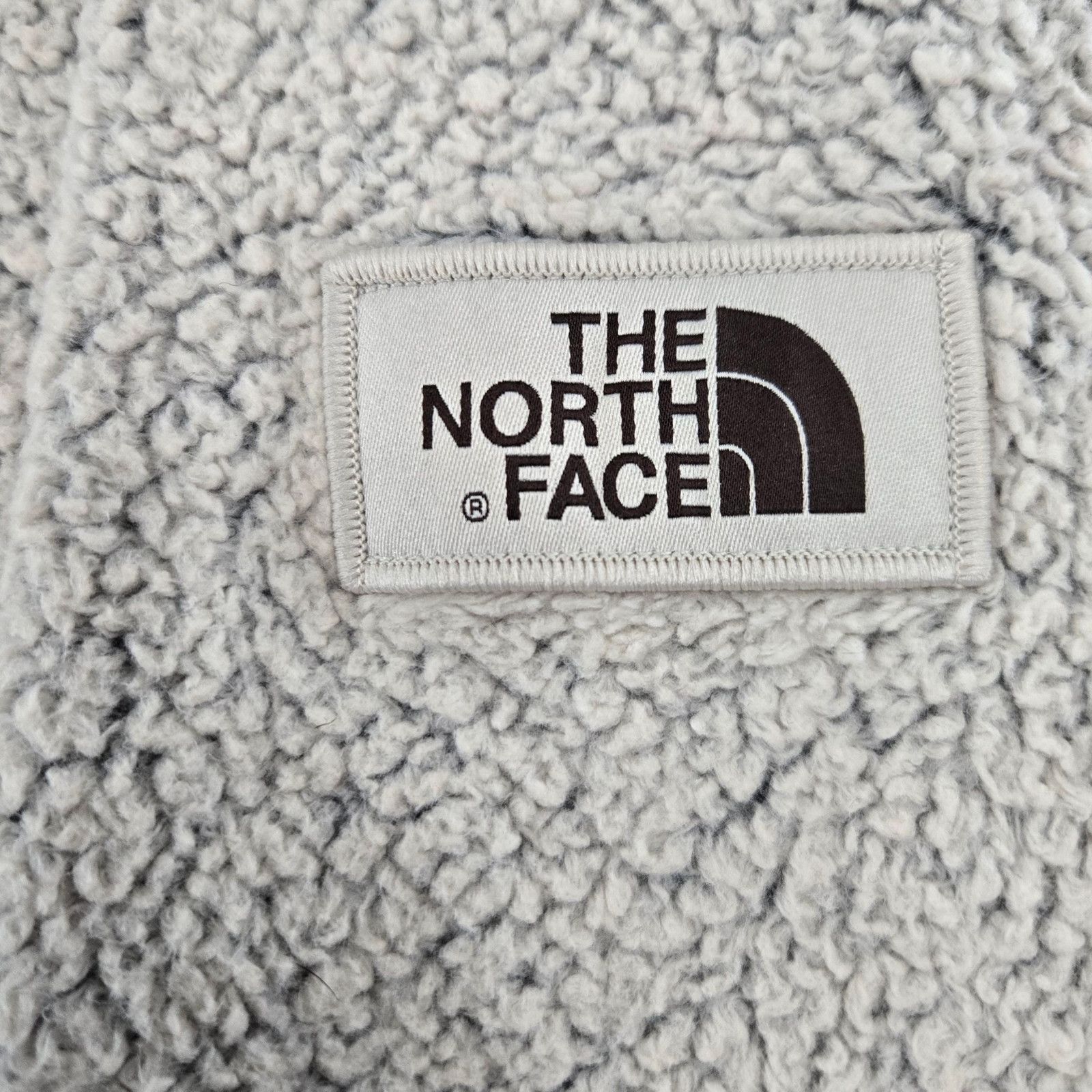 The North Face North Face Gray Sherpa Fleece Full Zip Jacket Size Large Size L / US 10 / IT 46 - 8 Thumbnail