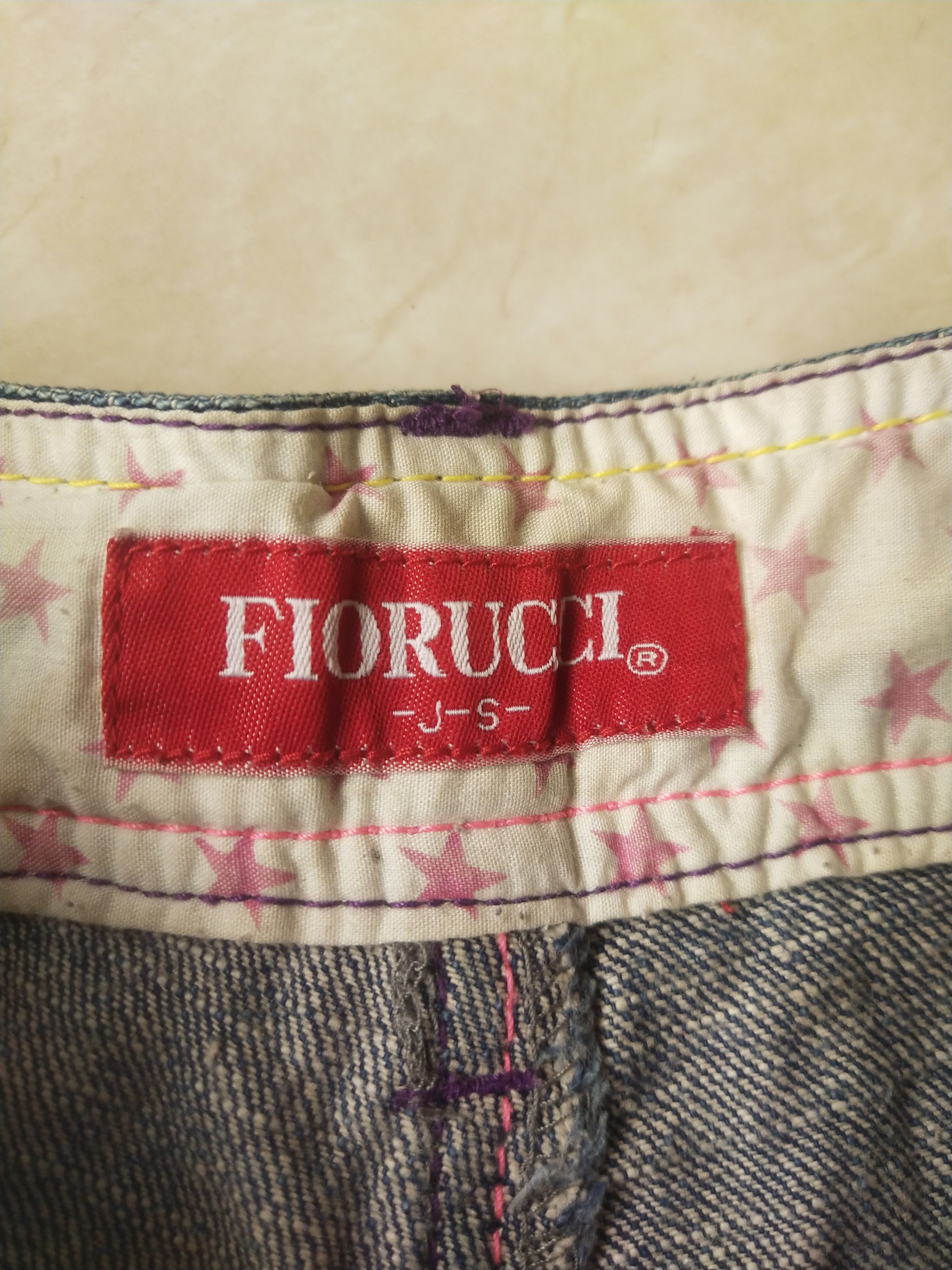 Fiorucci Fiorucci J-S Color Stitch Denim Shorts – Y2K Harajuku Size 28" / US 6 / IT 42 - 6 Thumbnail