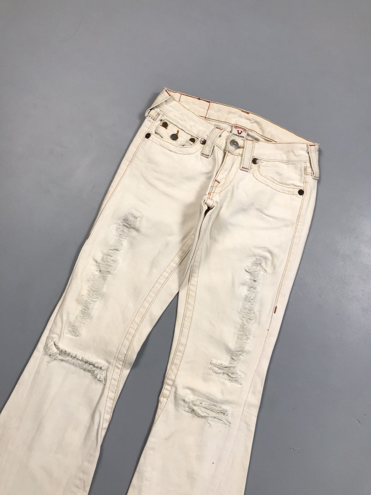 Vintage Rare vintage womens bootcut denim pants Size 26" / US 2 / IT 38 - 3 Thumbnail