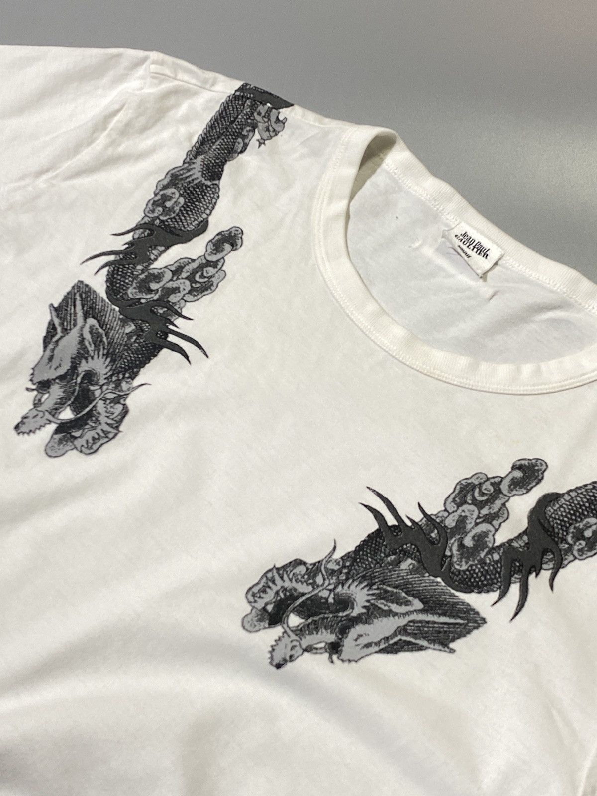 Gaultier Homme Objet × Jean Paul Gaultier Rare! 90’ Jean Paul Gaultier Dragon Tee Size US S / EU 44-46 / 1 - 3 Thumbnail