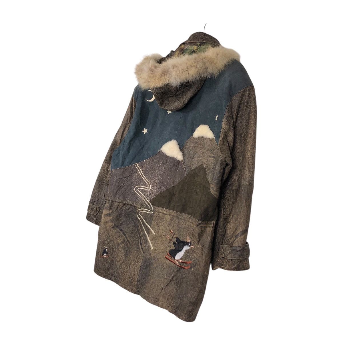 Japanese Brand × Vintage Vintage Biker Leather Jacket Embroidered Design IsseyMiyake Size US M / EU 48-50 / 2 - 12 Thumbnail