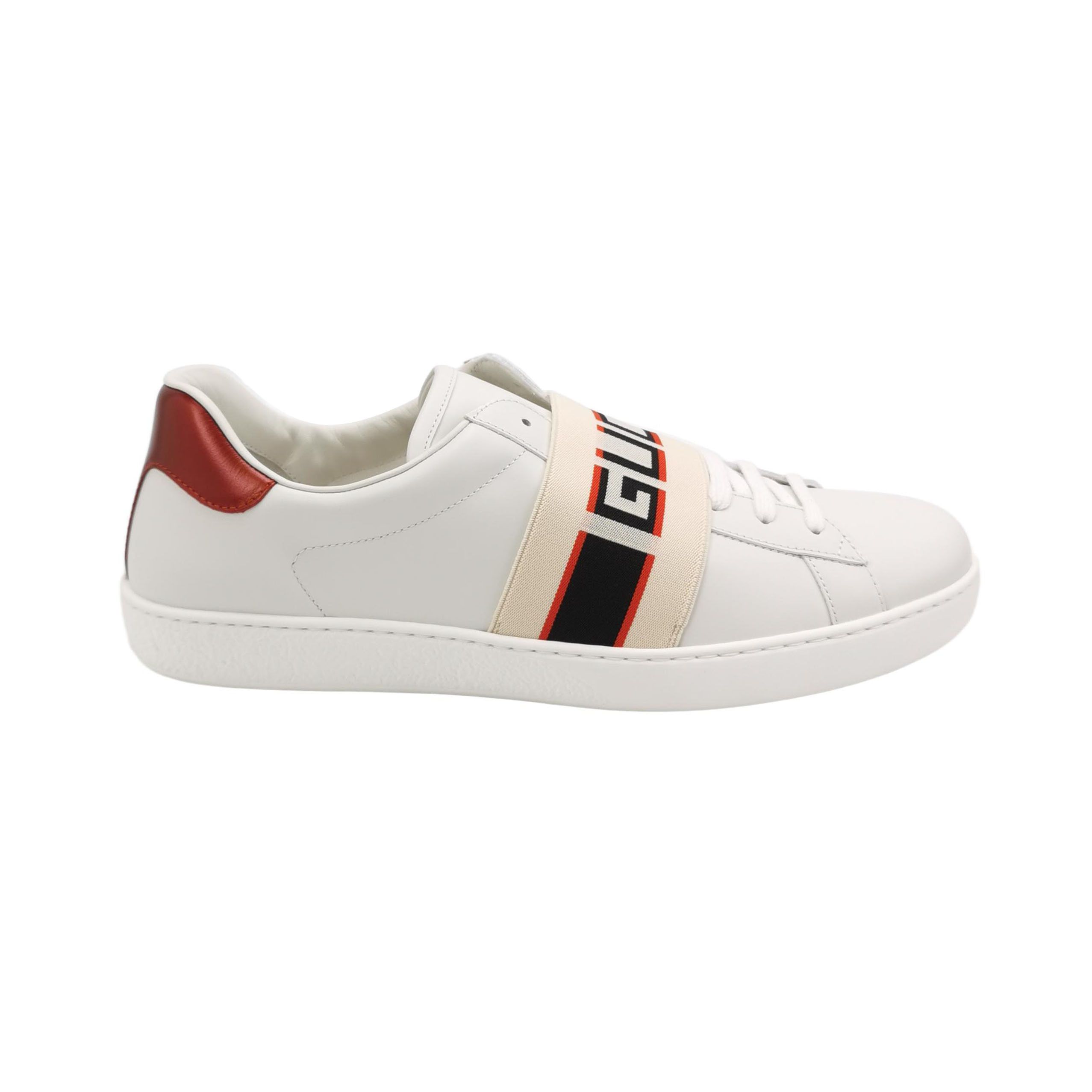 Gucci Gucci Ace Logo Strap Sneakers 44.5 Size US 11 / EU 44 - 1 Thumbnail