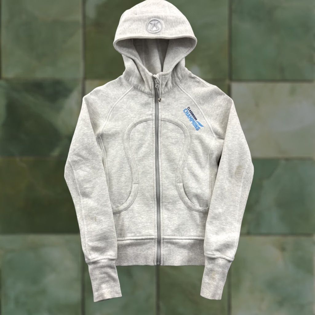 Lululemon Lululemon Scuba Hoodie Womens 6 Gray Full Zip Hooded Jacket Outdoor Athletic Sweatshirt Size M / US 6-8 / IT 42-44 - 1 Thumbnail