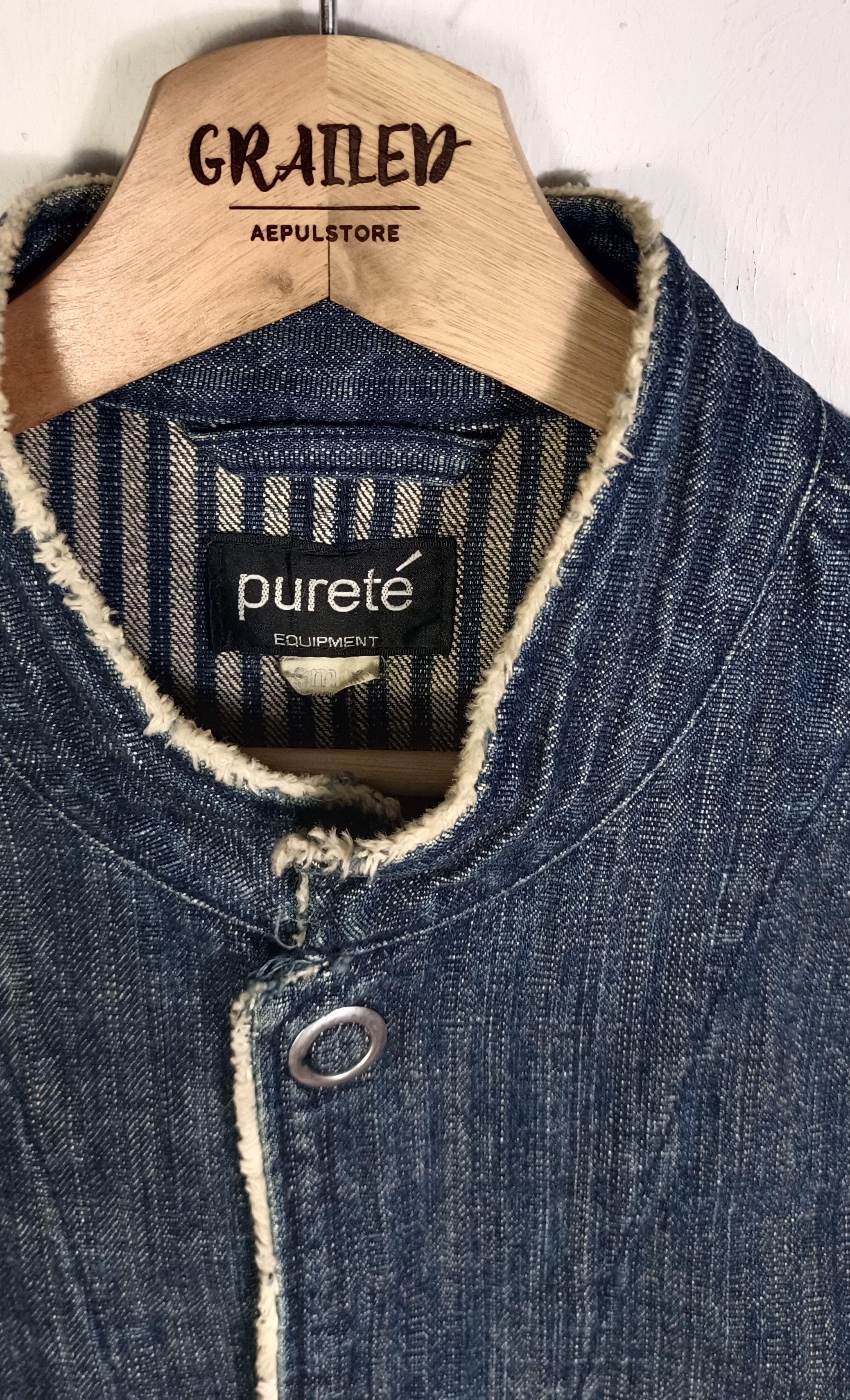 Japanese Brand × Vintage Purete Equipment Houston Denim Jacket Size US M / EU 48-50 / 2 - 11 Thumbnail
