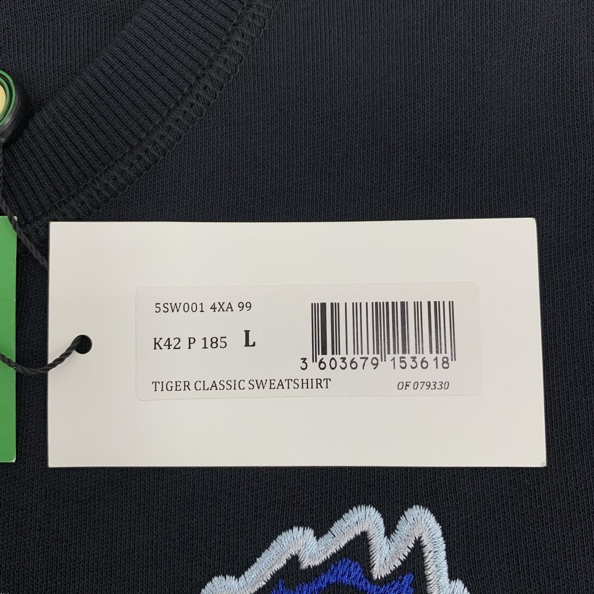 Kenzo Kenzo Tiger Head Embroidered Long Sleeve Sweatshirt K26WX Size US L / EU 52-54 / 3 - 7 Thumbnail