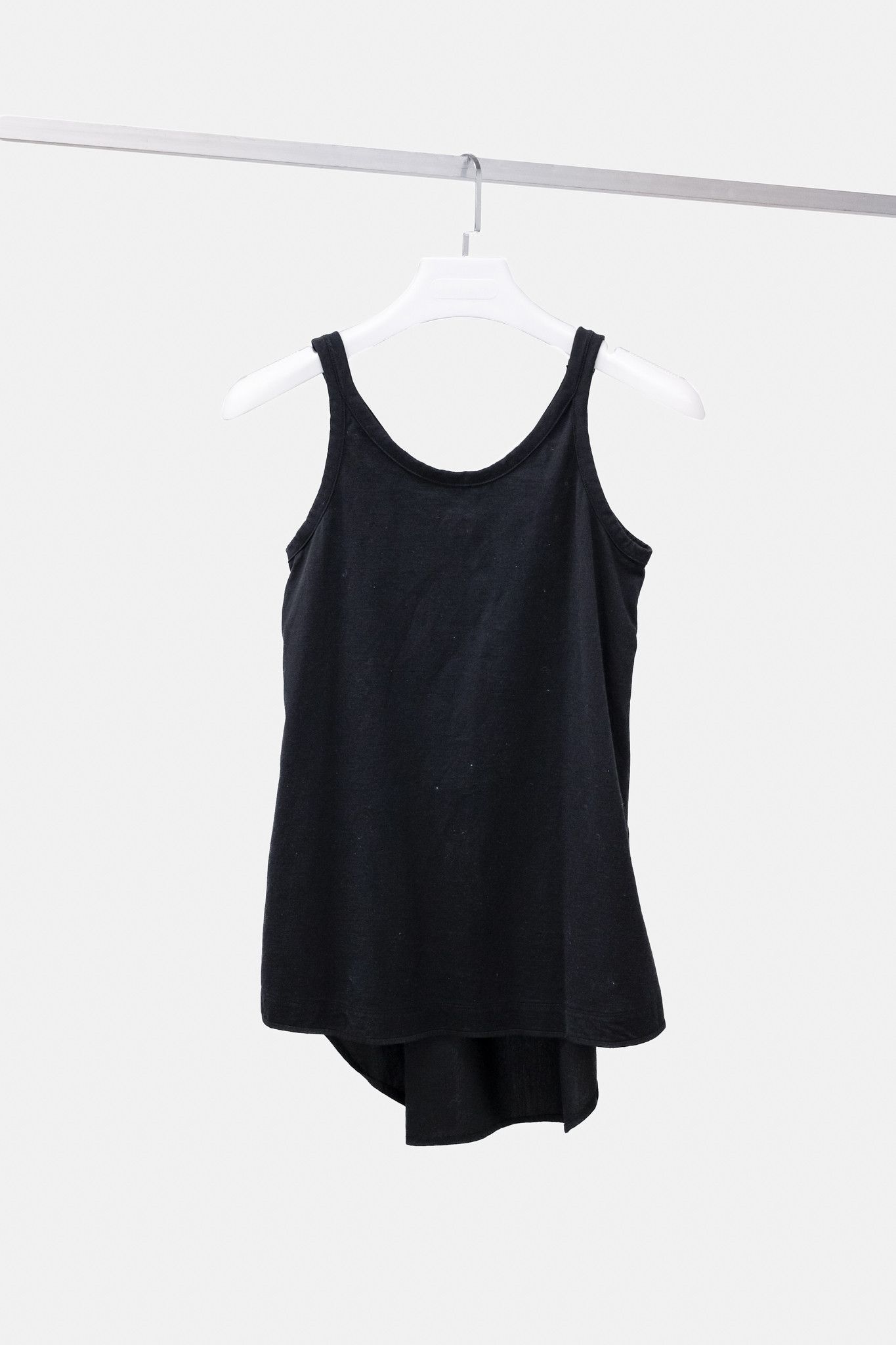 image of Y 3 Y-3 Black Cotton Tank, Women's (Size XS)