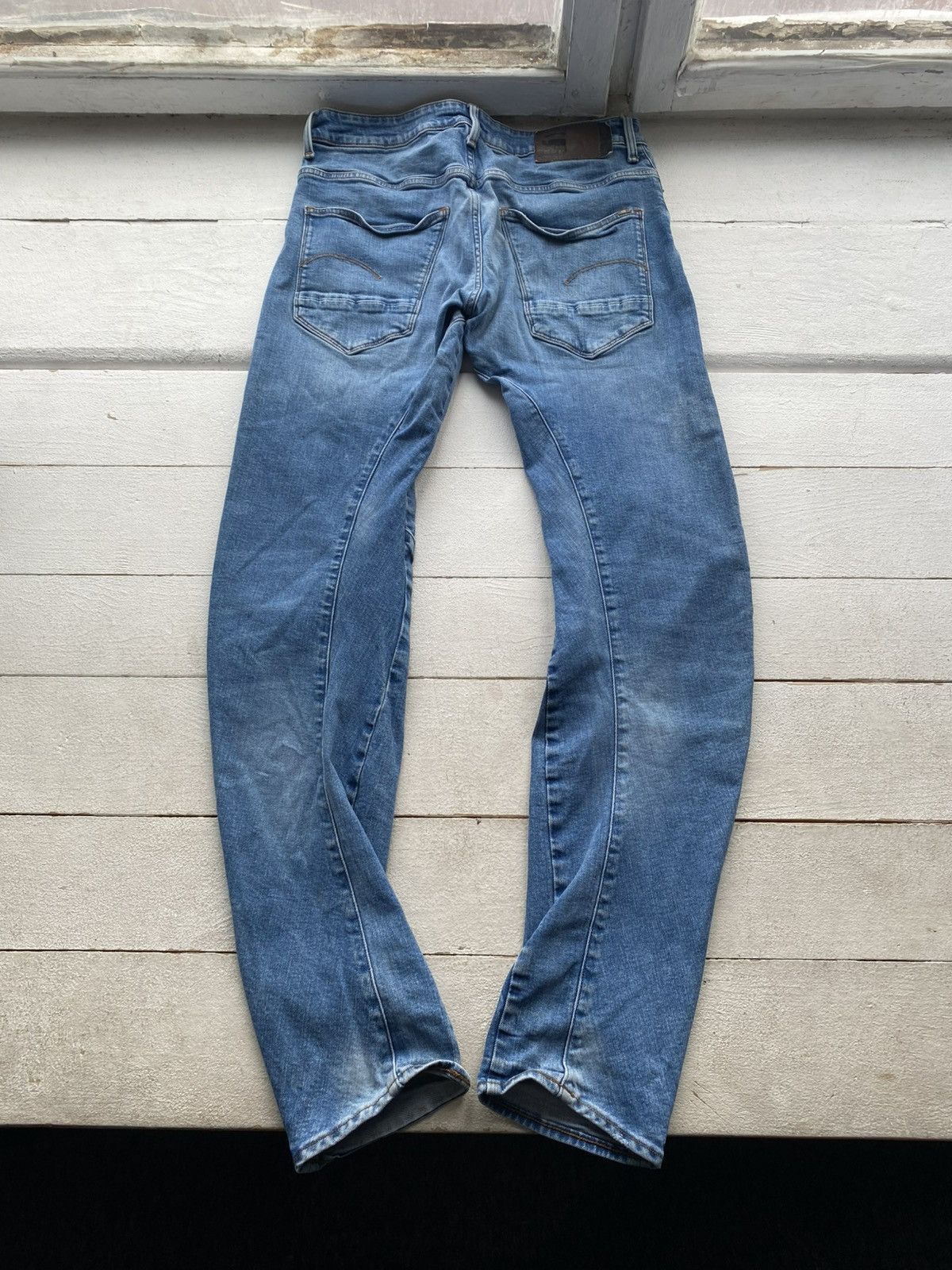 G-Star Vintage Y2K G-Star RAW Slim Tapered Blue Denim Jeans Stretch Size US 32 / EU 48 - 11 Thumbnail