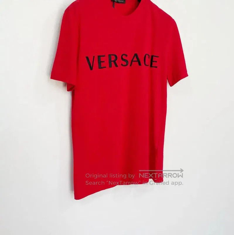 Versace Versace Red Cotton Short Sleeve T-Shirt . Size US XS / EU 42 / 0 - 3 Thumbnail