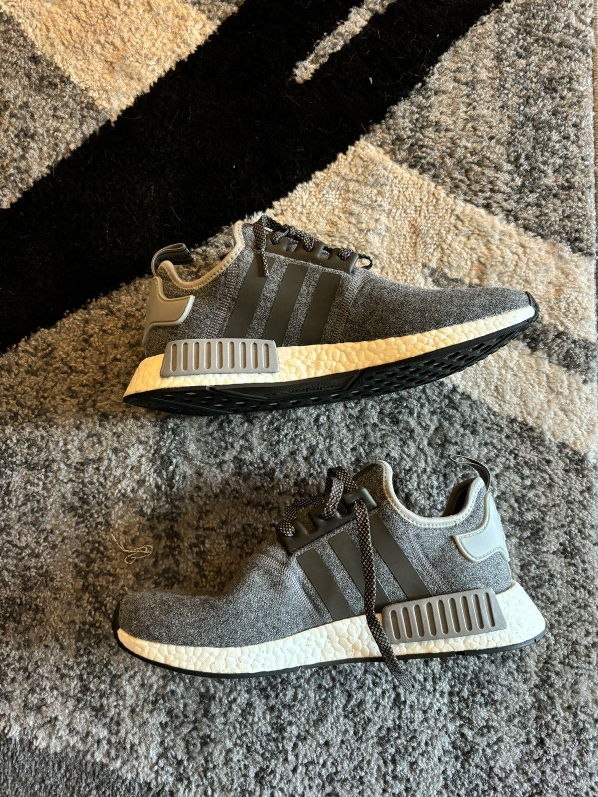 Adidas Adidas NMD R1 Grey Wool Size US 10.5 / EU 43-44 - 2 Thumbnail