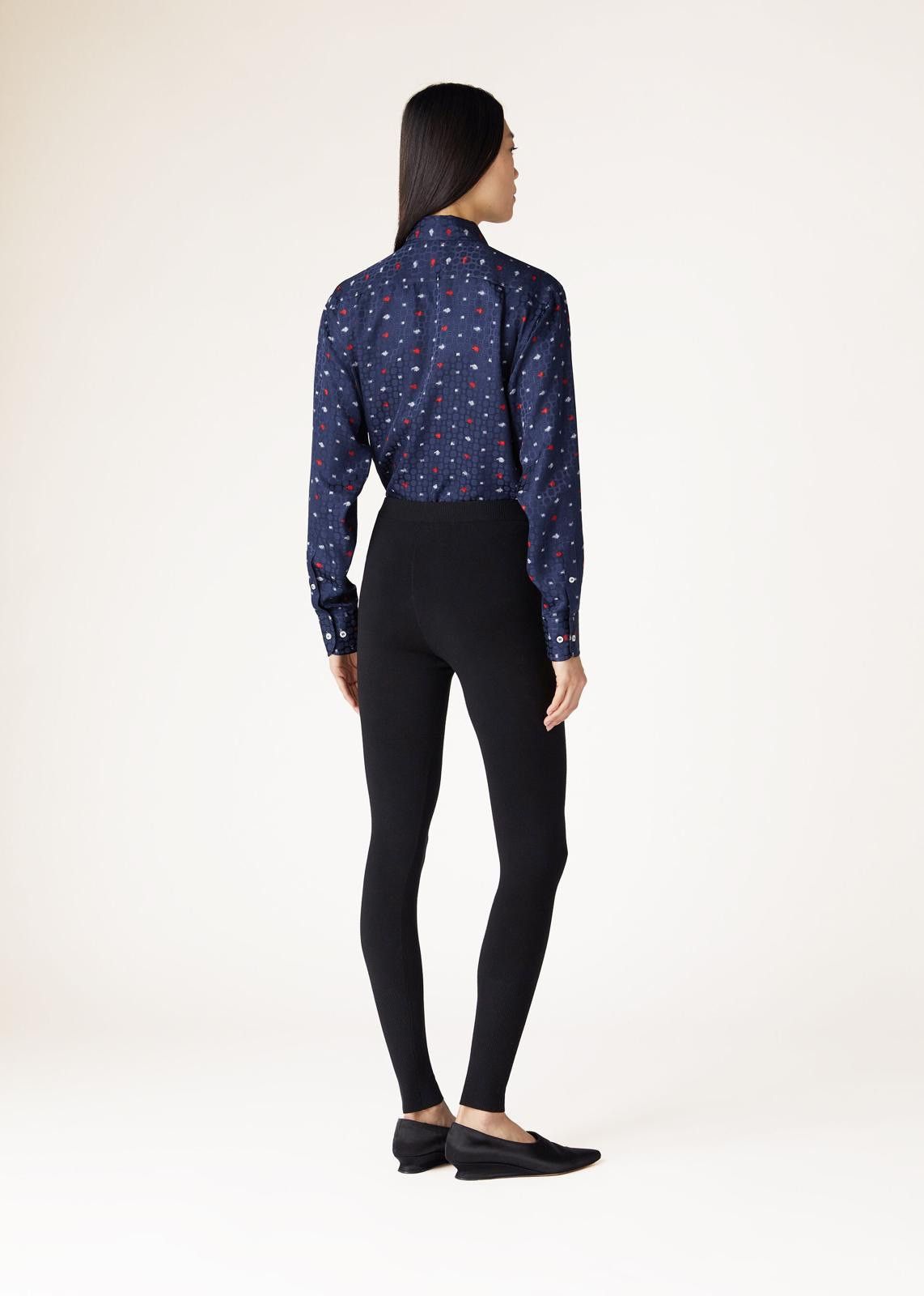 Loro Piana o1srvl11e0125 FAN3819 Dream Wool Leggings in Black Size 30" / US 8 / IT 44 - 3 Thumbnail
