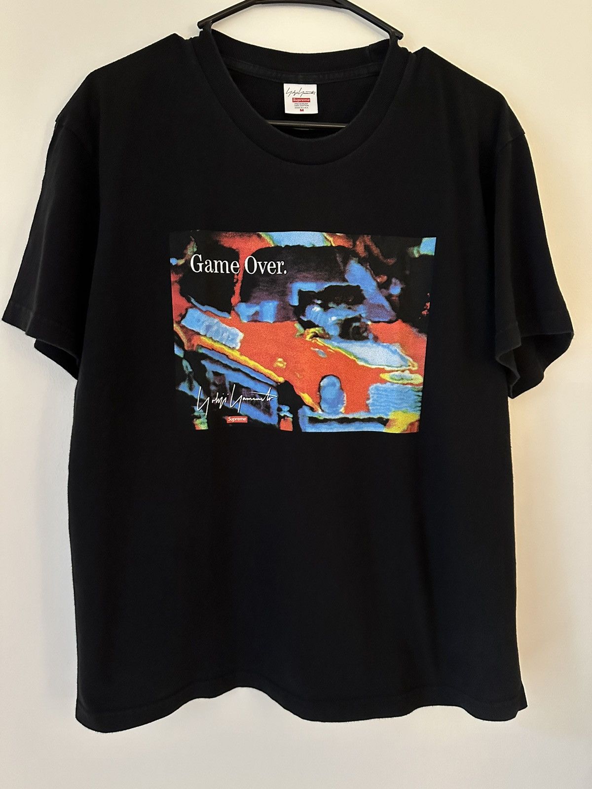 Supreme × Yohji Yamamoto Supreme Yohji Yamamoto Game Over Tee Size US M / EU 48-50 / 2 - 1 Thumbnail