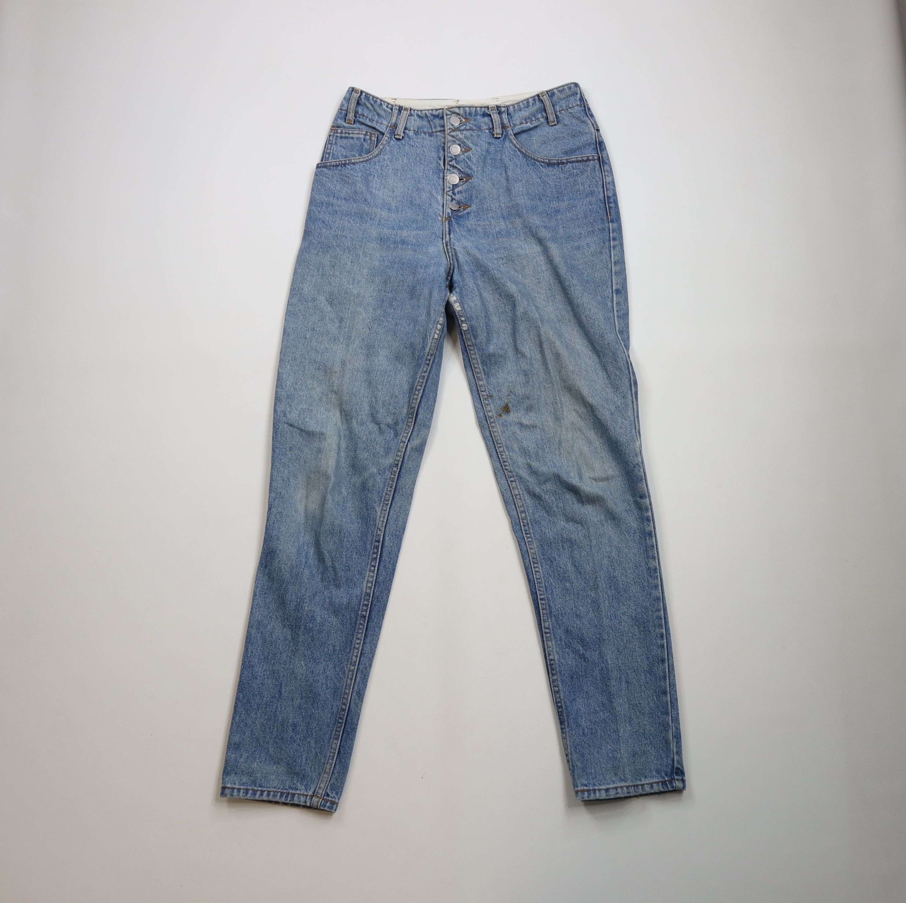 Guess × Vintage Vintage 90s Guess Tapered Leg Button Fly Denim Jeans USA Size US 30 / EU 46 - 1 Thumbnail