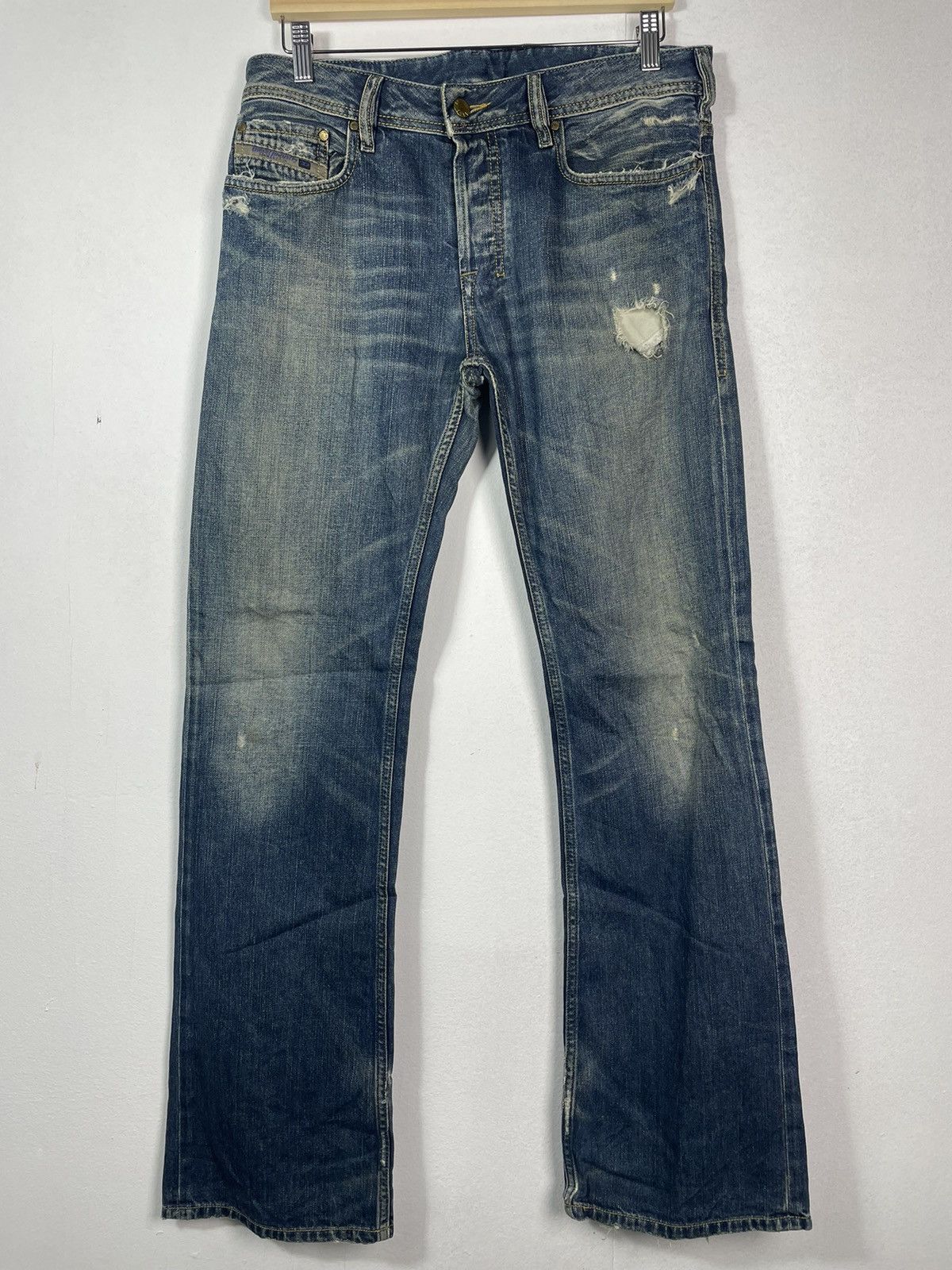 Diesel Vintage Diesel Zatiny Flairs Cut Distressed Jeans Size US 32 / EU 48 - 2 Thumbnail