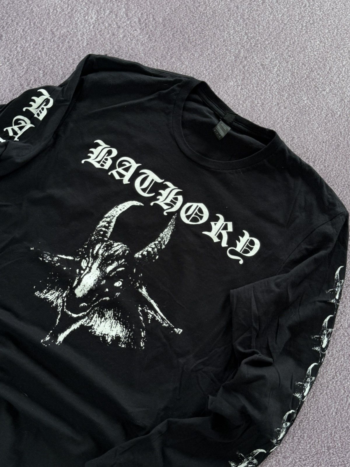 Band Tees Vintage Bathory Rock Band Long Sleeve Size US M / EU 48-50 / 2 - 6 Thumbnail