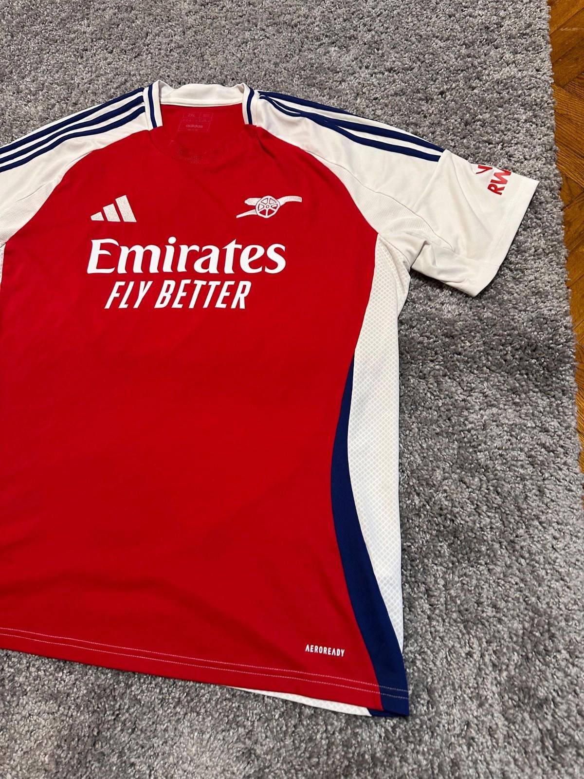 Adidas ODEGAARD Adidas Arsenal 2024/25 Football Shirt Soccer Jersey Size US XXL / EU 58 / 5 - 4 Thumbnail