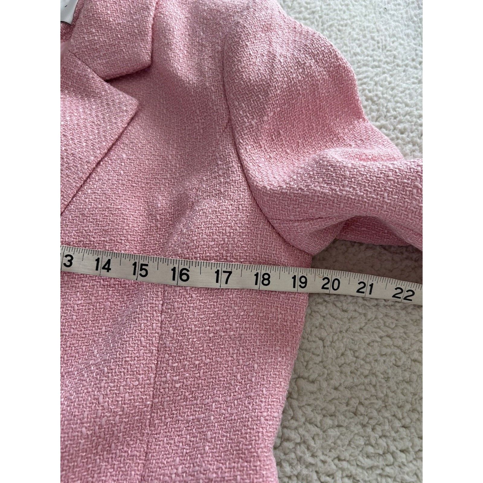 Other ENDLESS ROSE Womens Tweed Single Breasted Blazer Jacket Pink Size M / US 6-8 / IT 42-44 - 14 Thumbnail