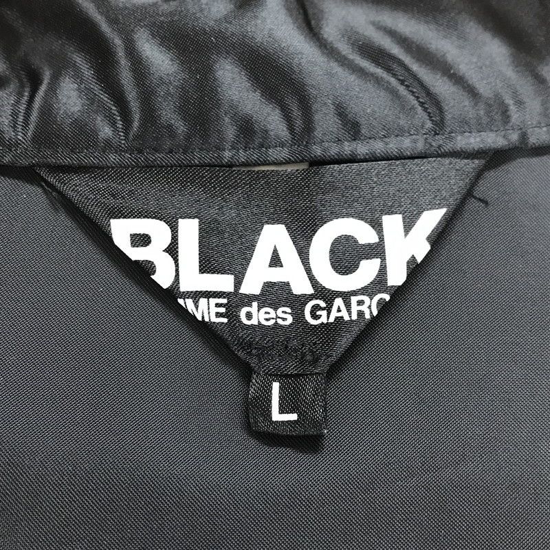 Comme des Garcons Black Jacket Polyester Satin China Shirt Toogle Button Black Size US L / EU 52-54 / 3 - 14 Thumbnail