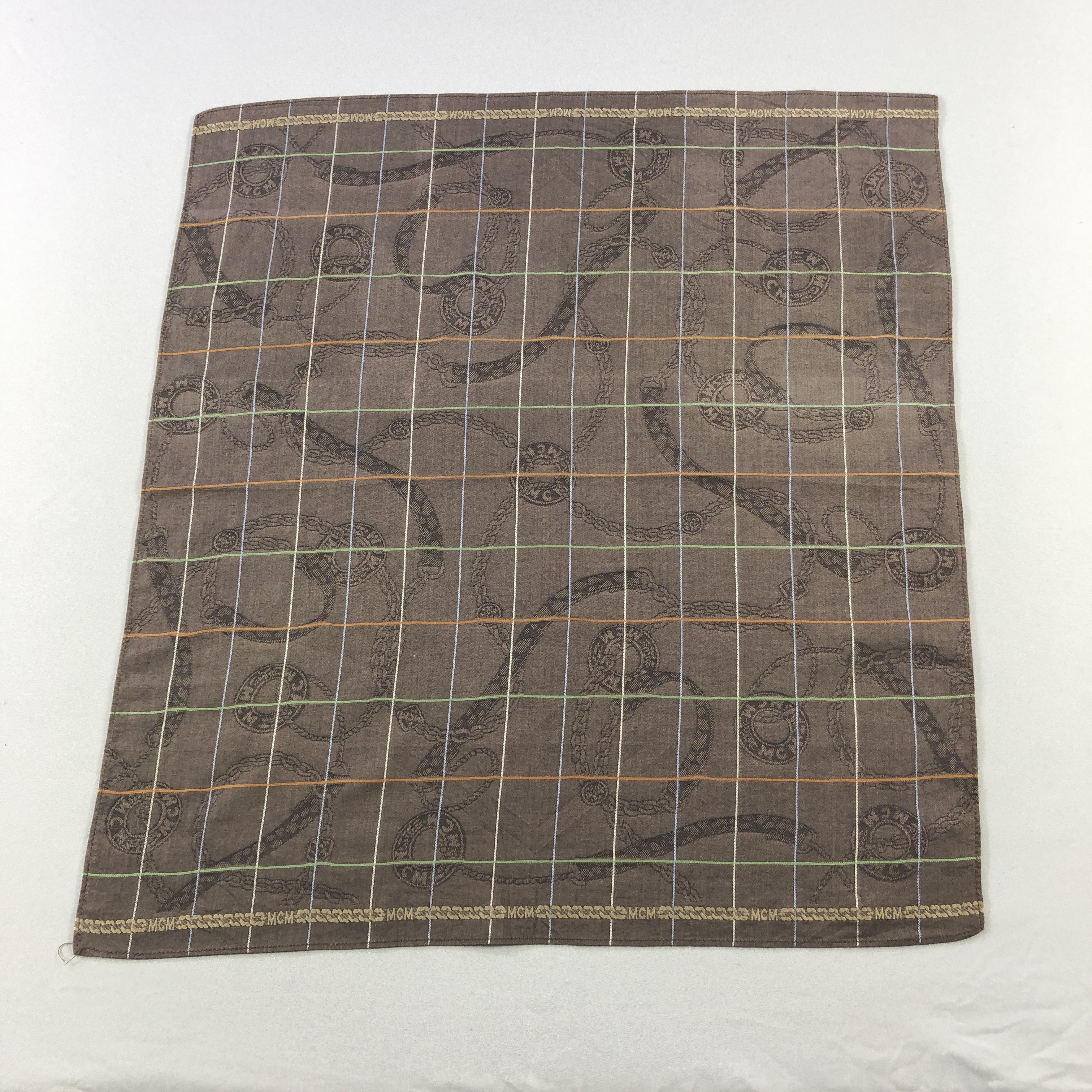 MCM MCM Monogram Handkerchief Neckerchief Bandana H2498 Size ONE SIZE - 1 Thumbnail