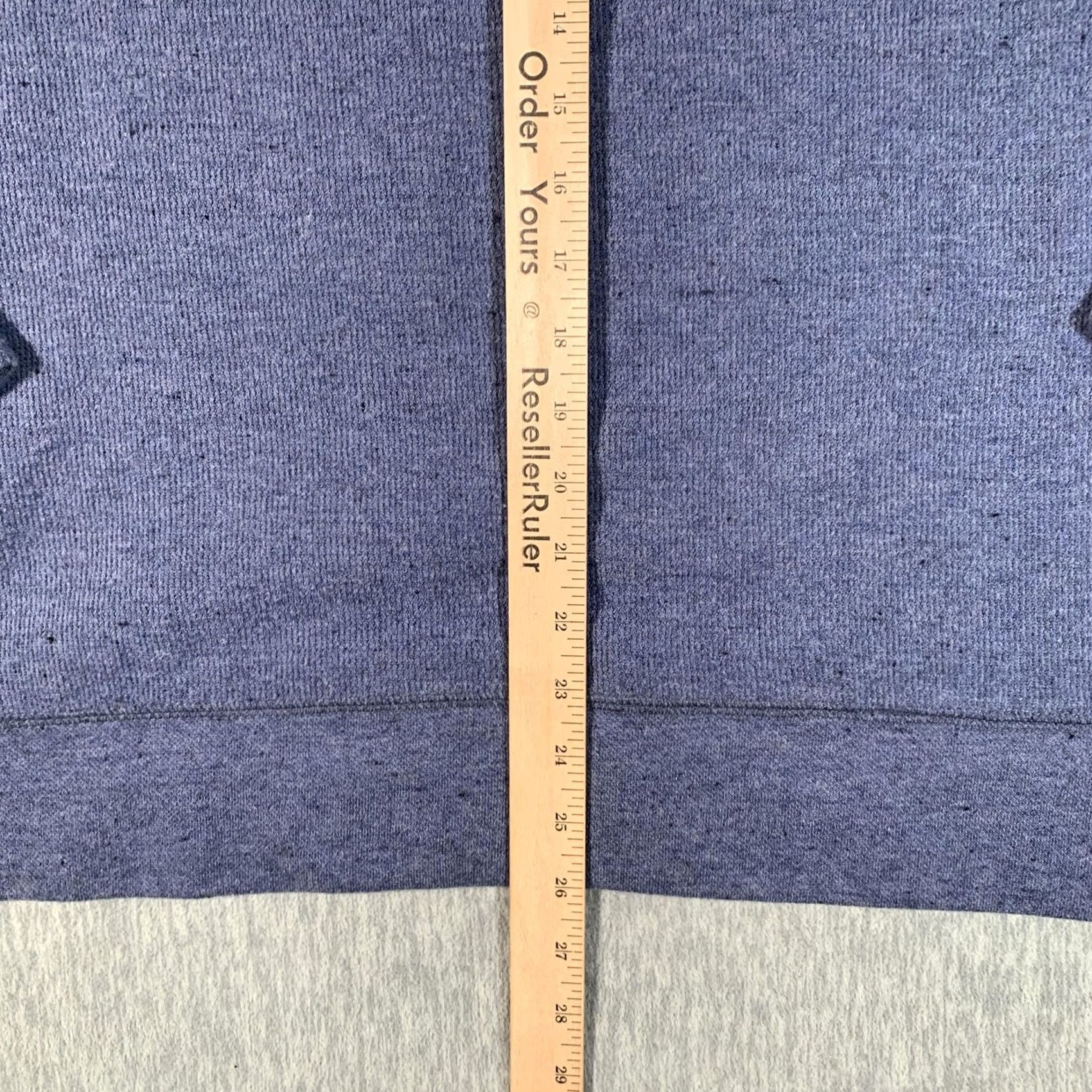 Banana Republic Banana Republic Sweatshirt Men L Blue Heather Raglan Crew Neck Thermal Knit Pullover Regular Cotton Polyester Raglan Sleeves Size US L / EU 52-54 / 3 - 7 Thumbnail