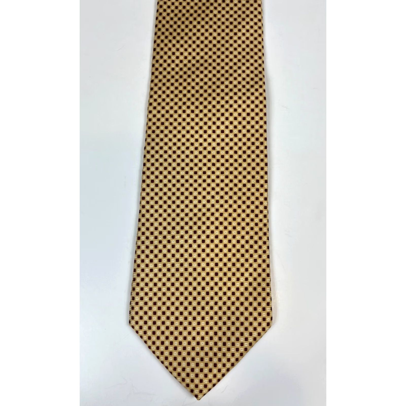 Brooks Brothers Brooks Brothers Makers Silk Tie Check Men’s Silk Tie Yellow 56" Wide Pre-owned in great condition 3.75" USA Mens Silk Tie Size ONE SIZE - 3 Thumbnail
