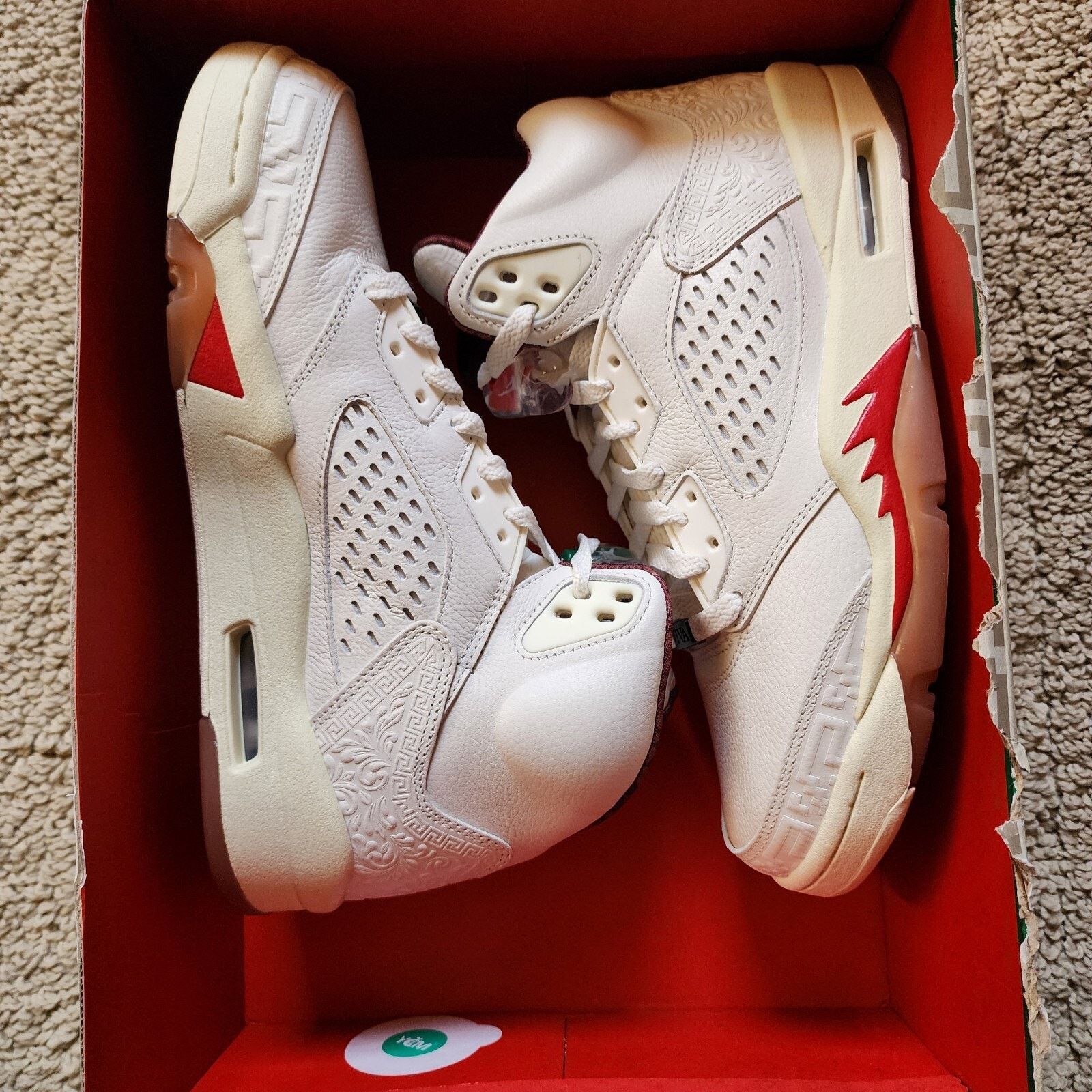 Jordan Brand Air Jordan 5 Retro El Grito Sail Brand New Sz 9 Size US 9 / EU 42 - 8 Thumbnail