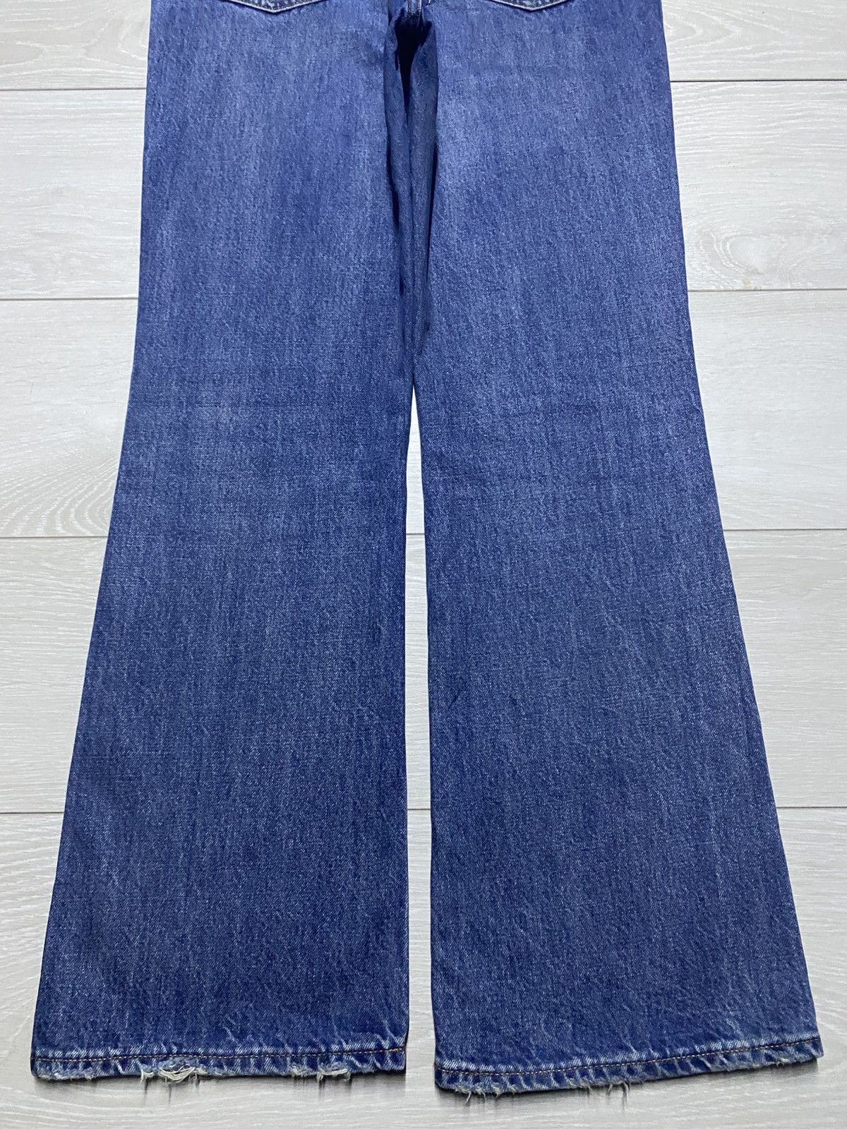 Japanese Brand Vintage Rodeo Crown Blue Wash Ifsixwasnine Style Flare Jeans Size US 29 - 6 Thumbnail