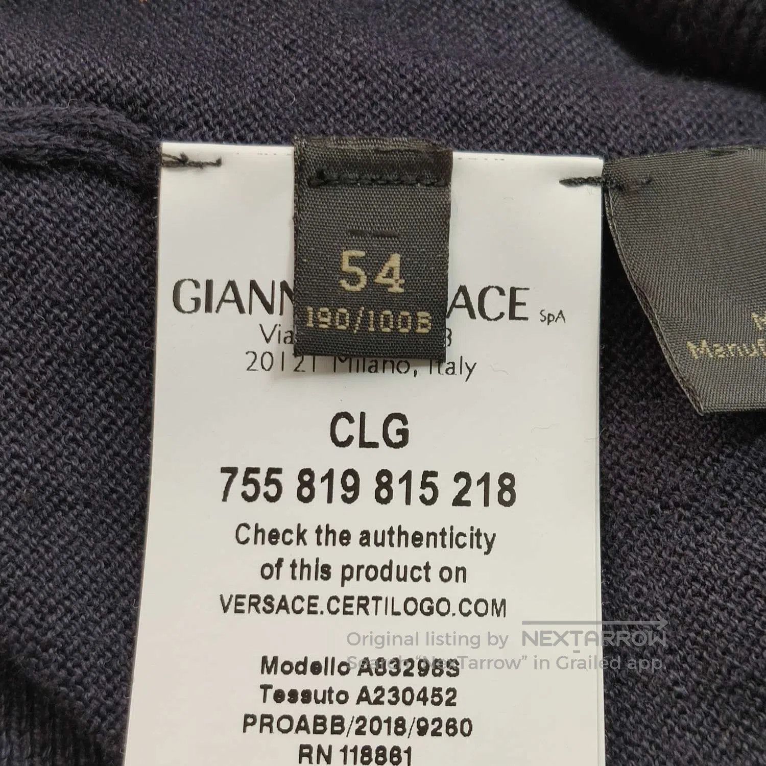 Versace Versace Cotton Buttoned Pants Size 58/XXXXL. Size US XXL / EU 58 / 5 - 6 Thumbnail